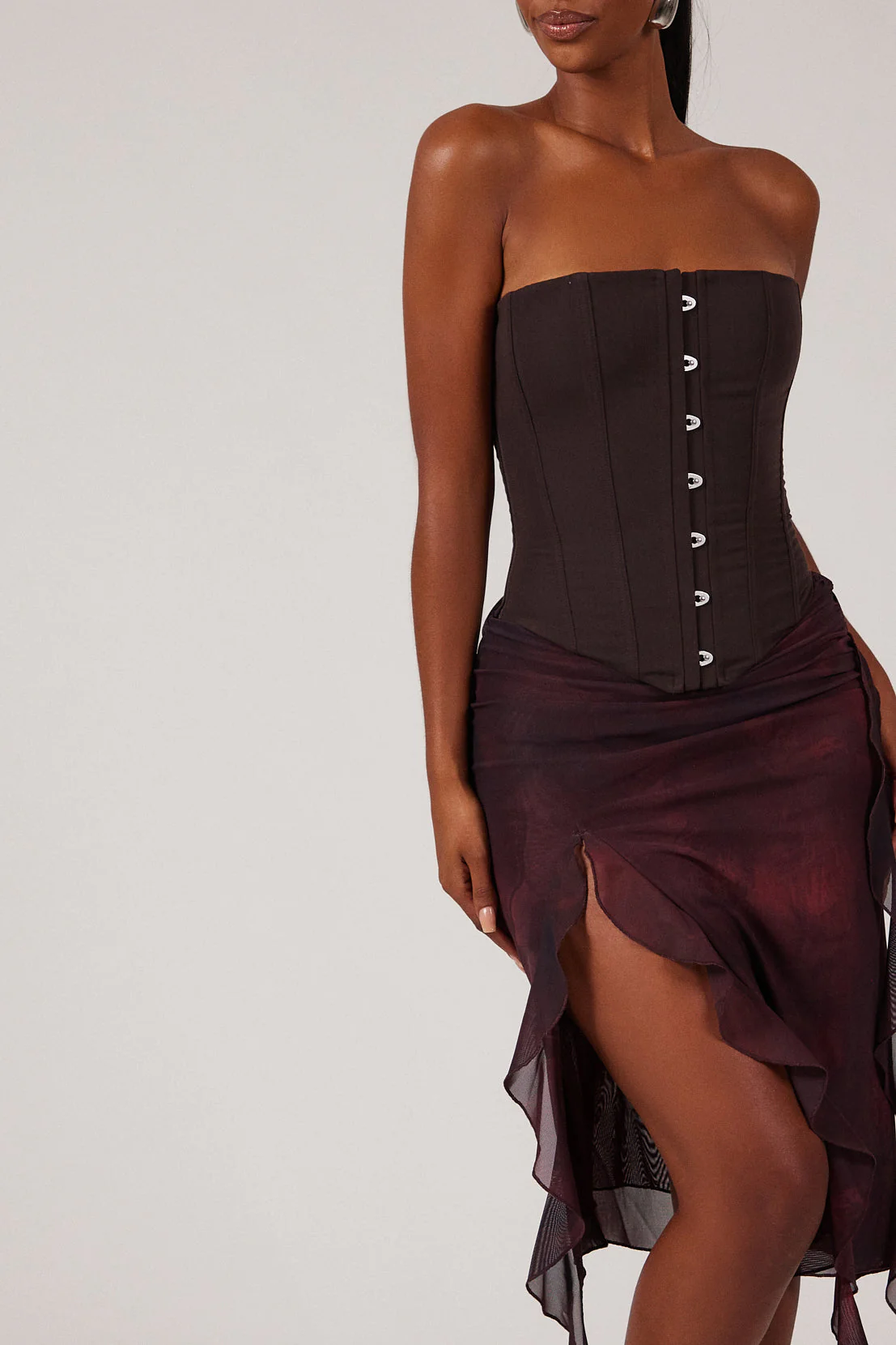 The Kaytee Corset in Brown - Image 3