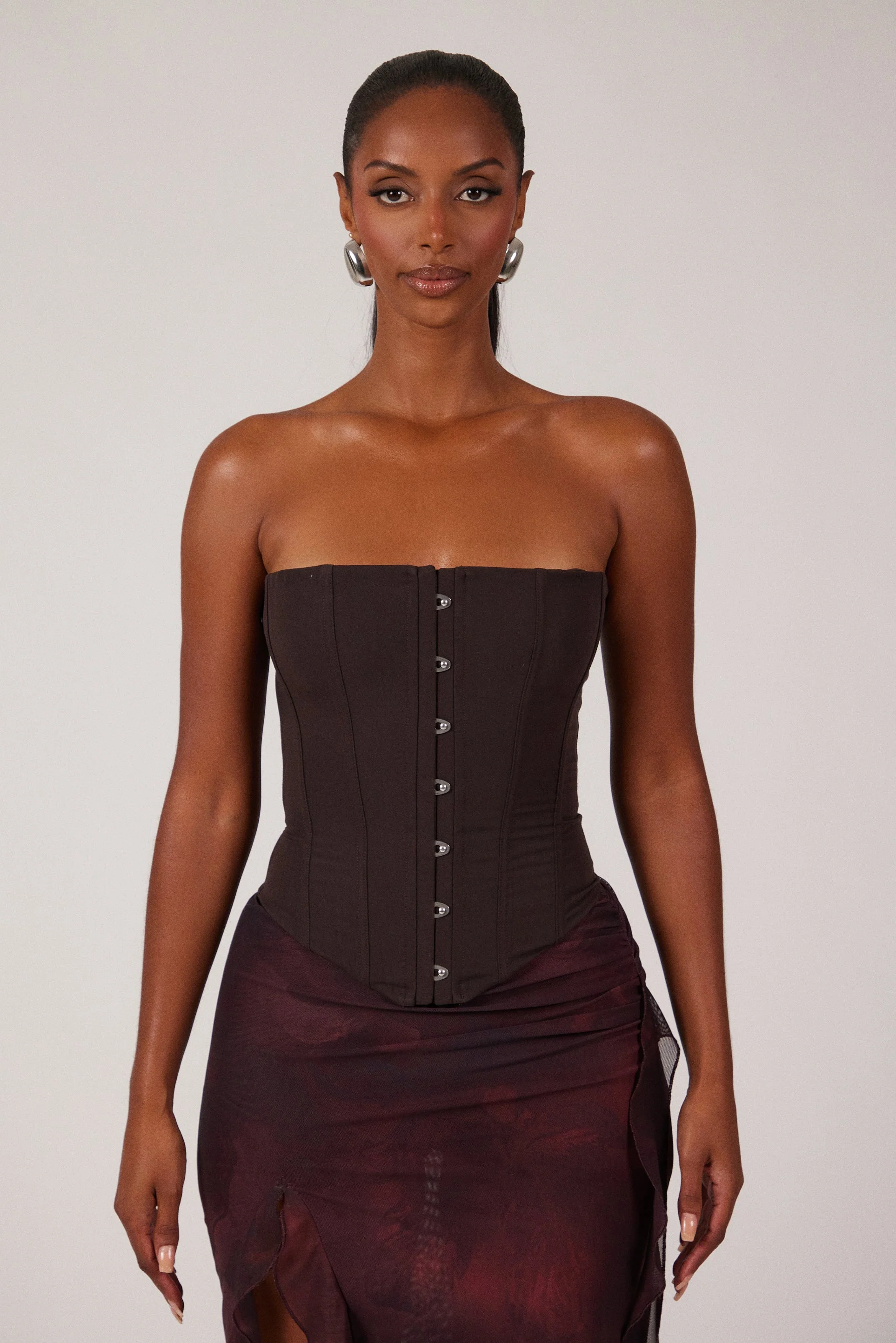 The Kaytee Corset in Brown - Image 4