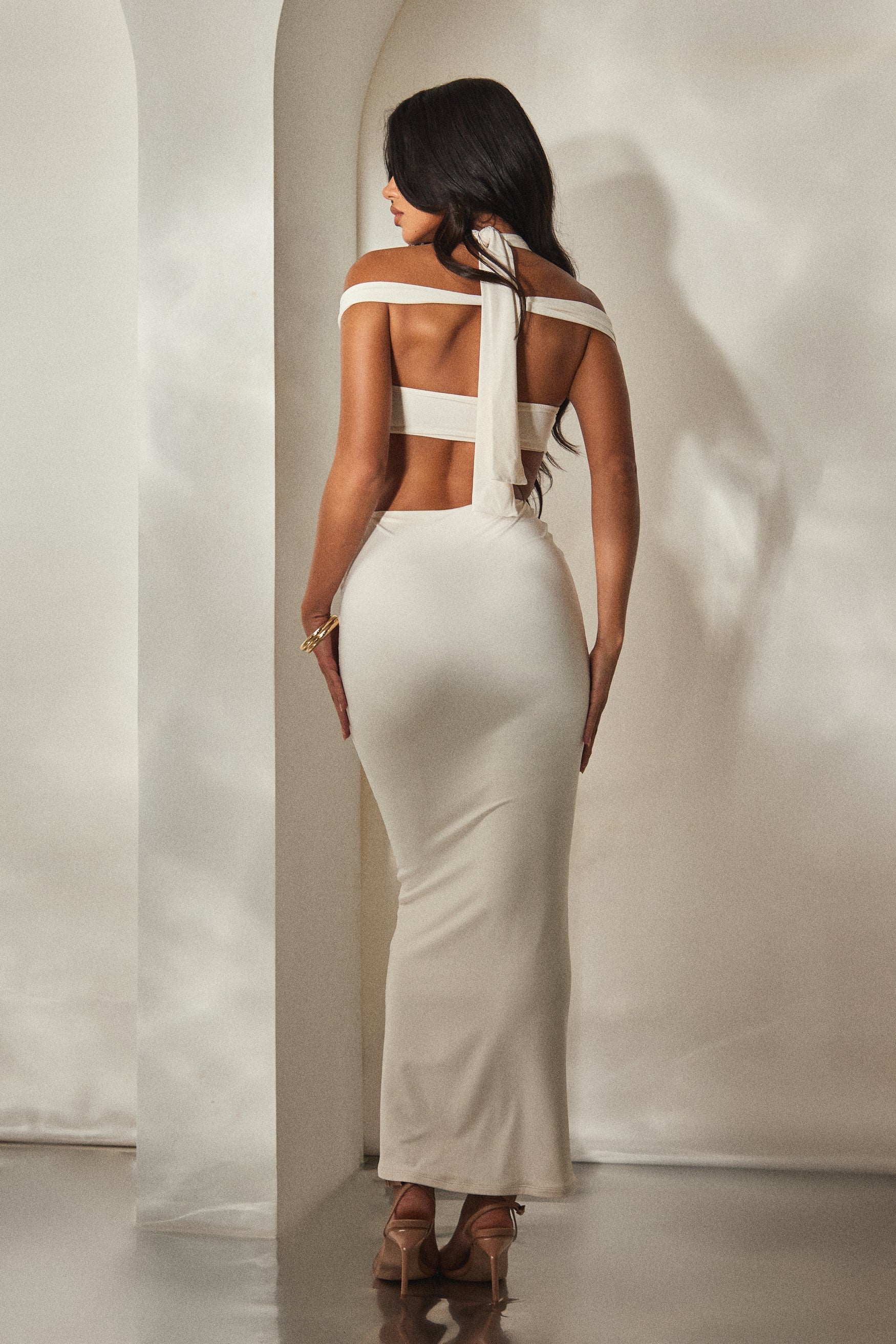 The Lena Maxi in Off White - Image 2