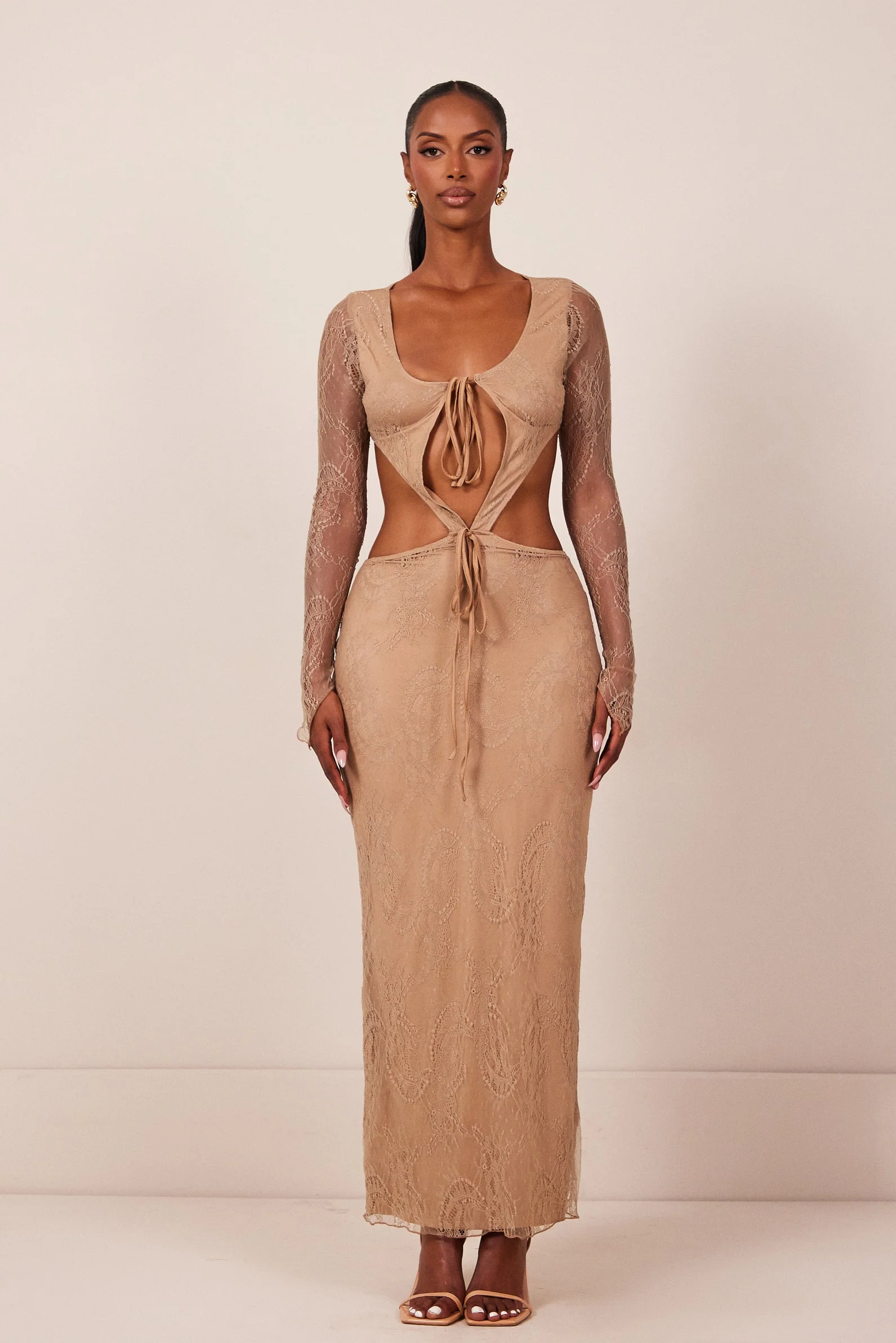 The Carmen Maxi in Camel Brown - Image 2