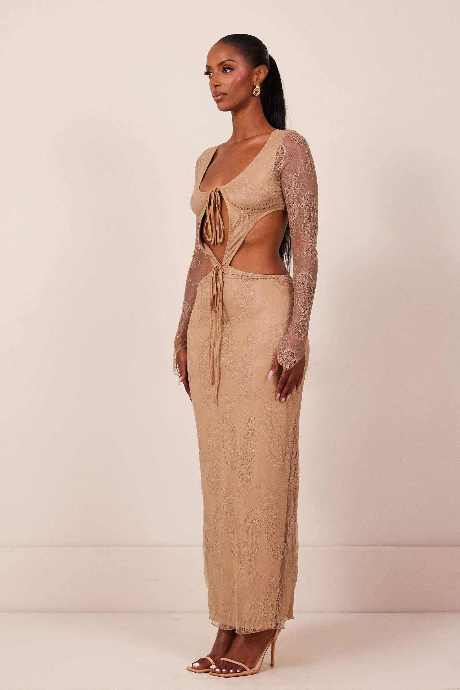 The Carmen Maxi in Camel Brown - Image 3
