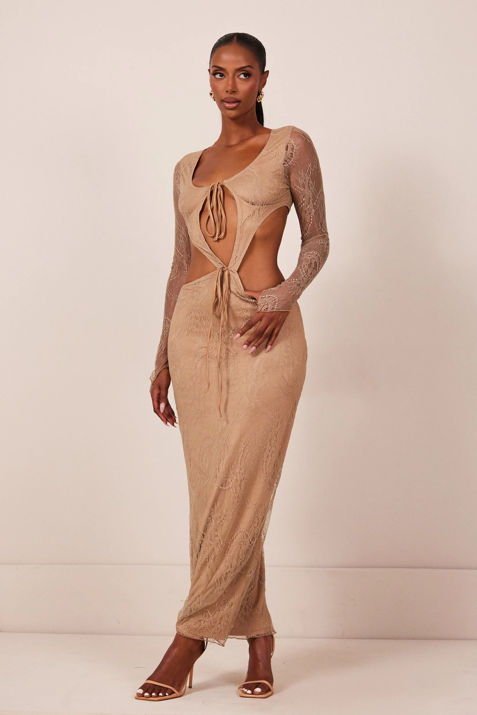 The Carmen Maxi in Camel Brown - Image 5