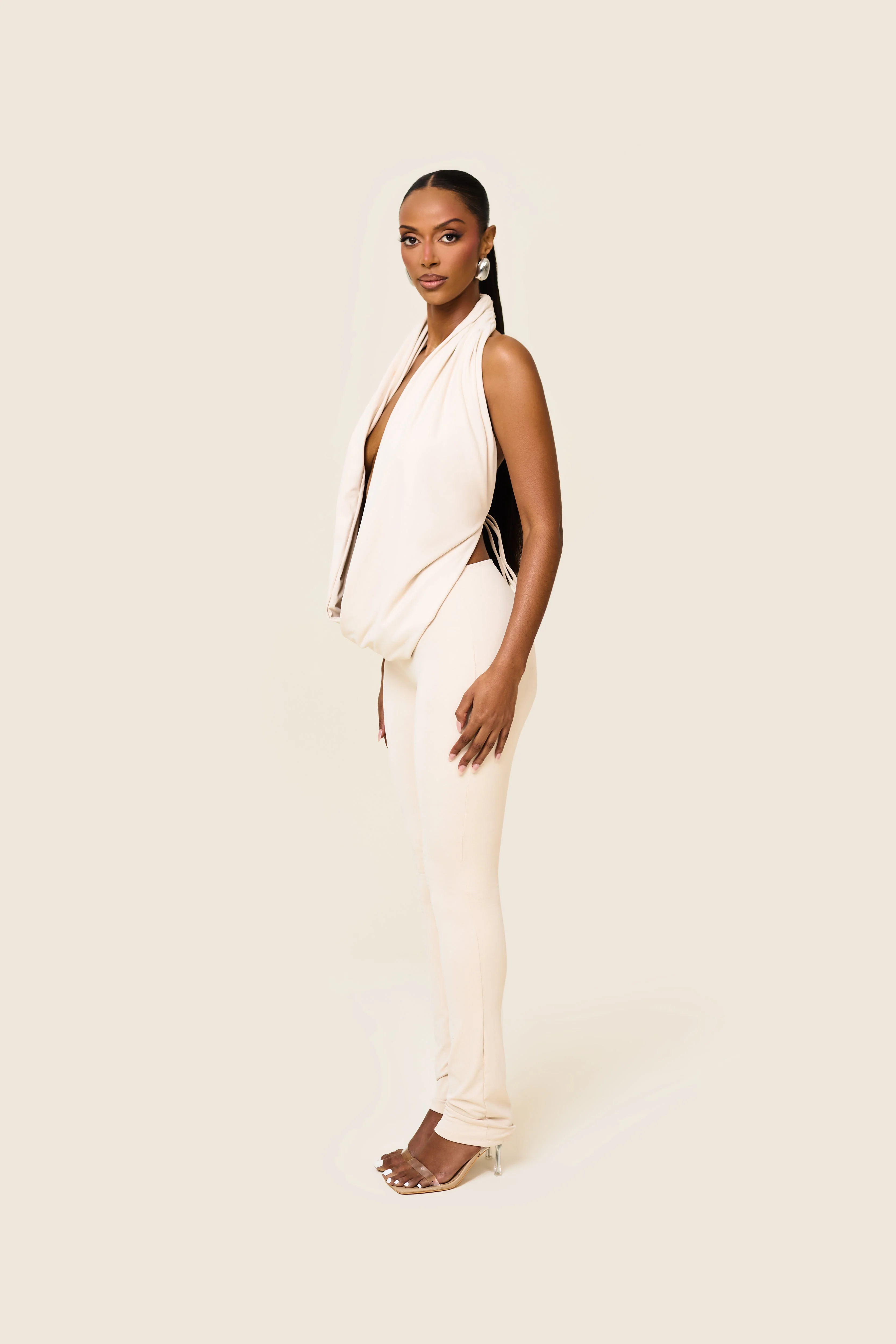 Leia Trousers in Stone - Image 13