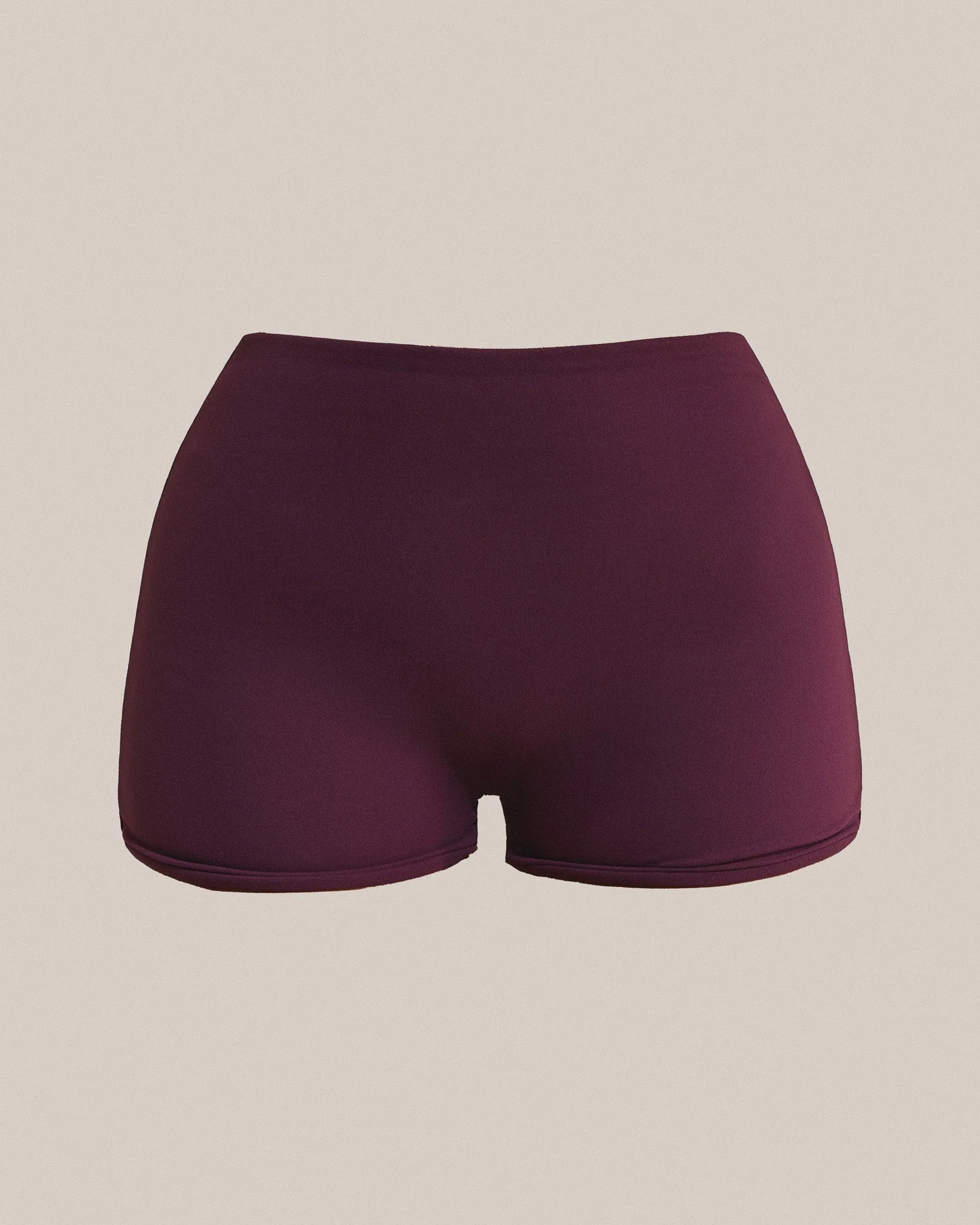 The Leia Shorts in Wine - Image 5