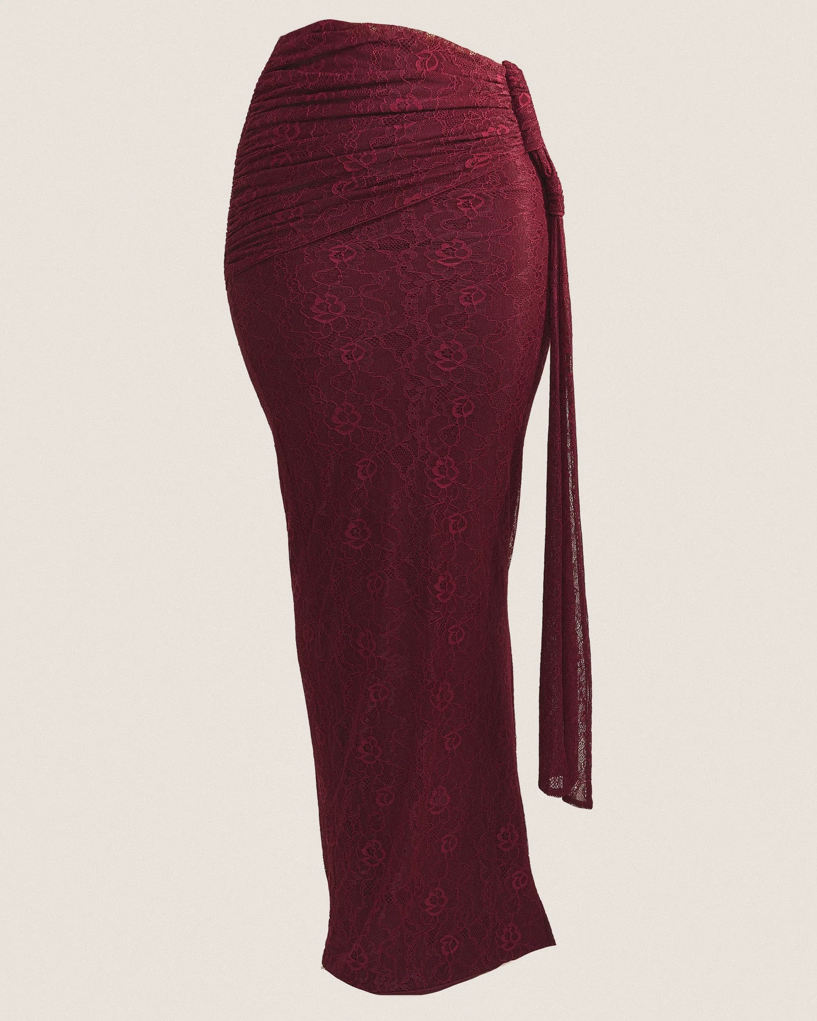 The Lexi Maxi Skirt in Plum - Image 6