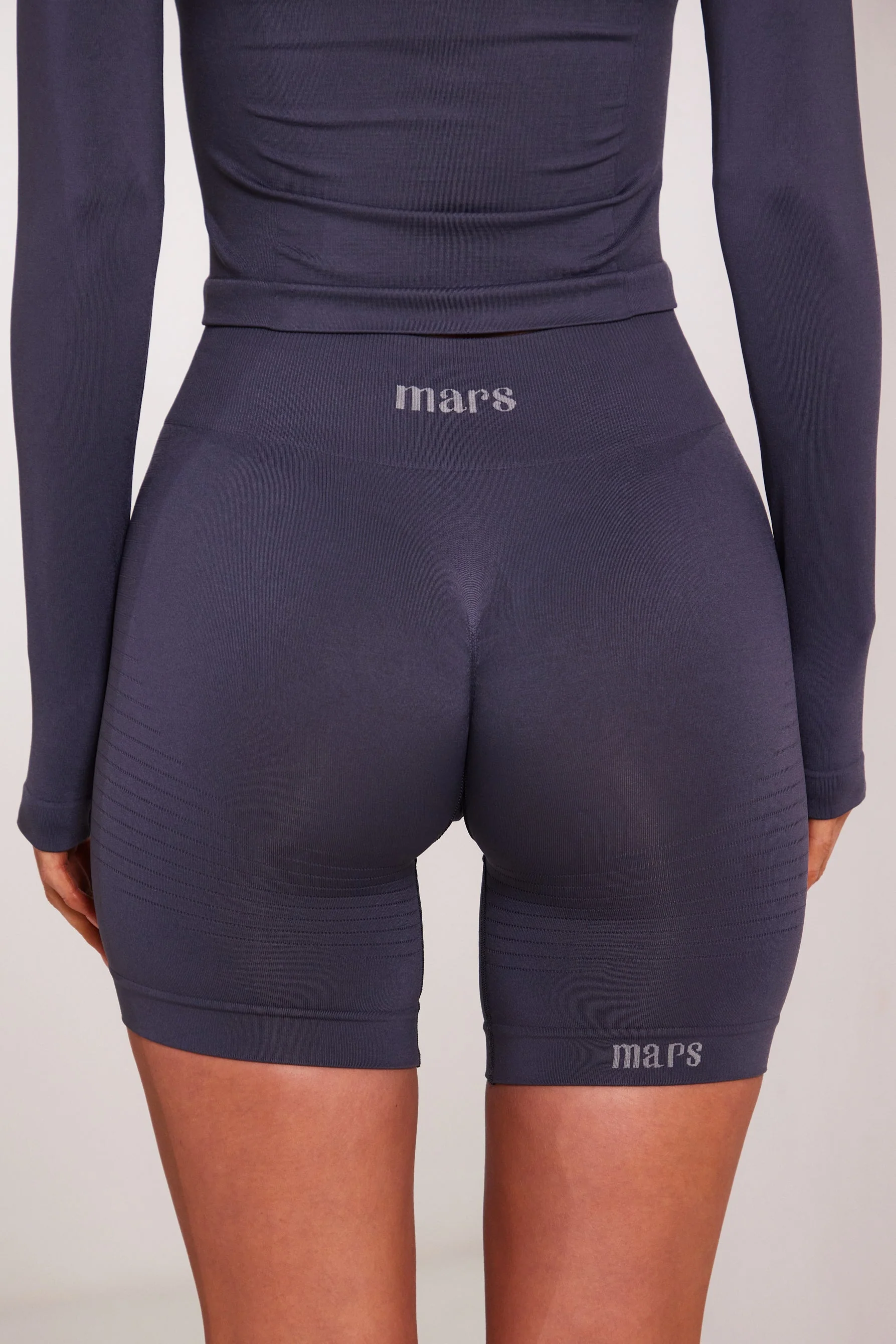 The Mars Seamless Shorts in Navy - Image 7