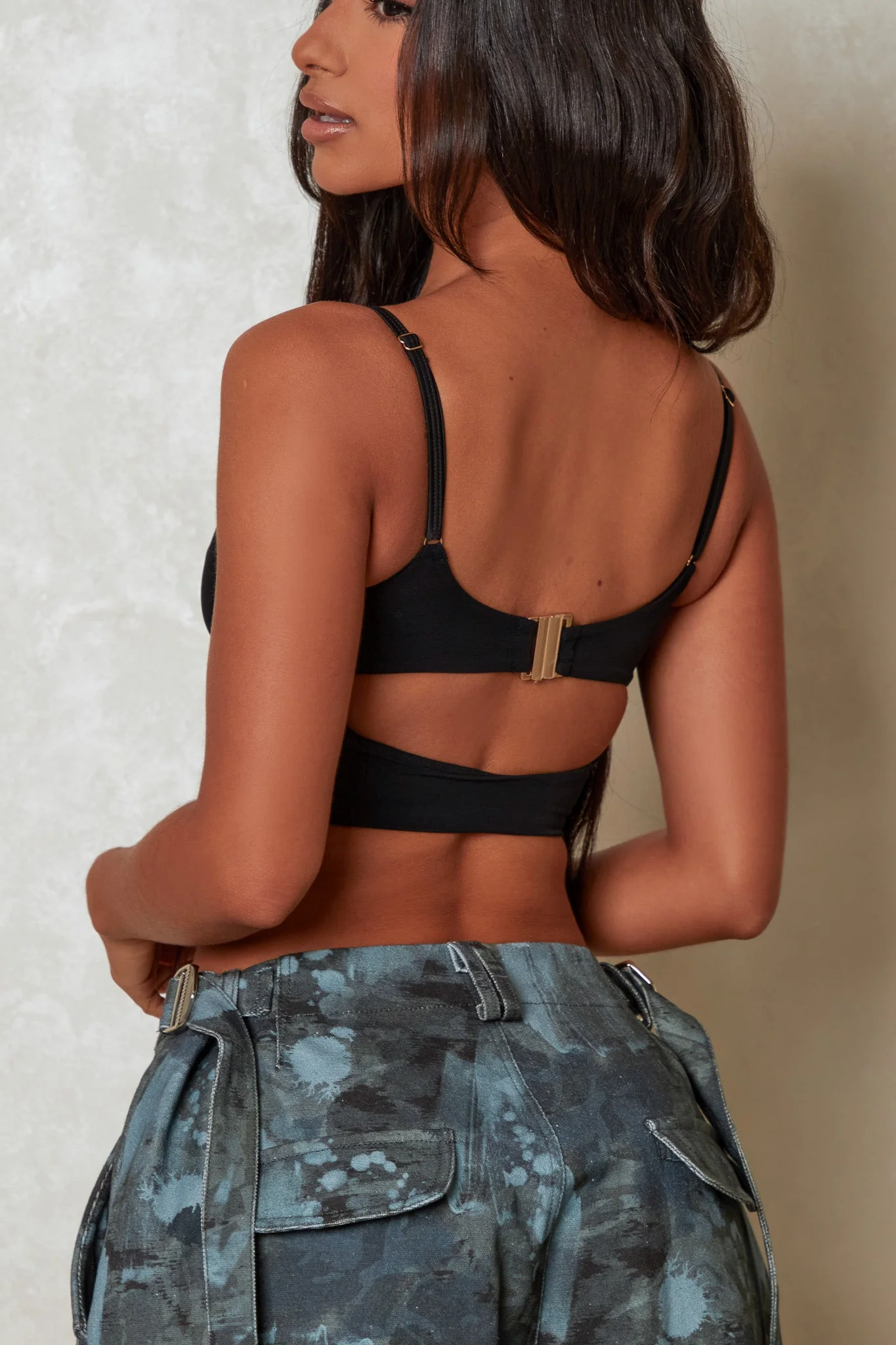The Mesh Corset in Black - Image 4