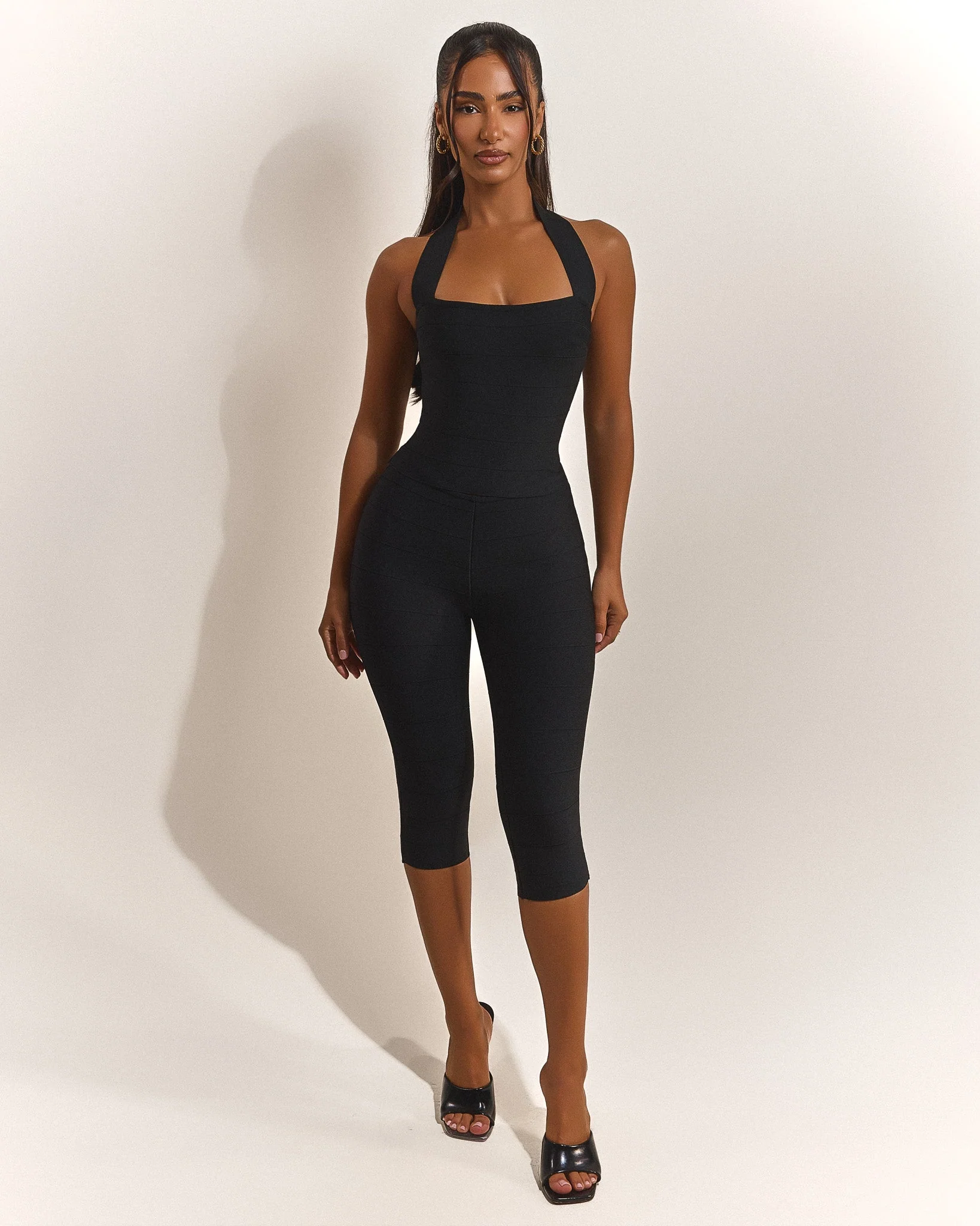 The Natalia Capris in Black - Image 6