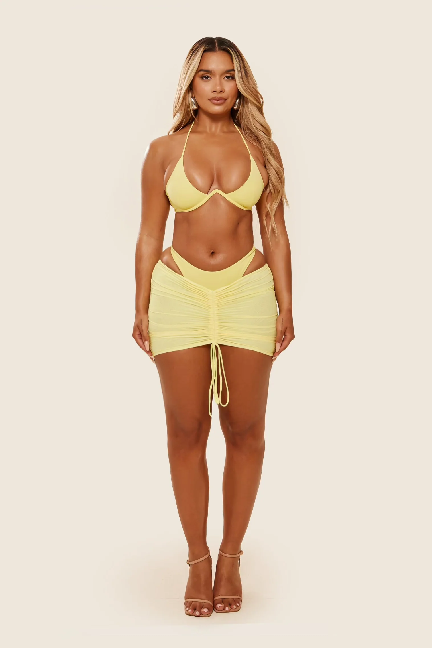The Palm Set in Yellow