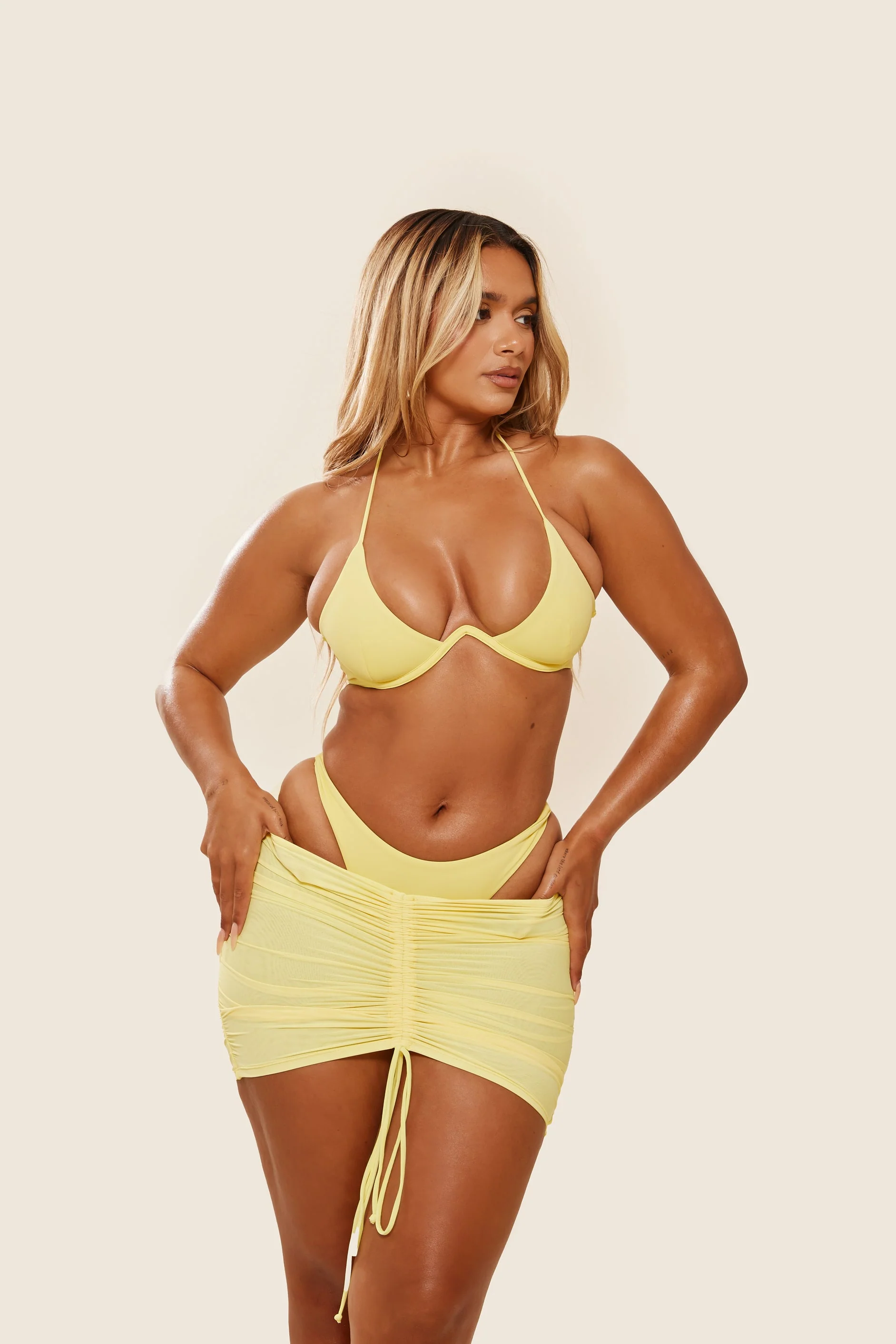 The Palm Set in Yellow - Image 2