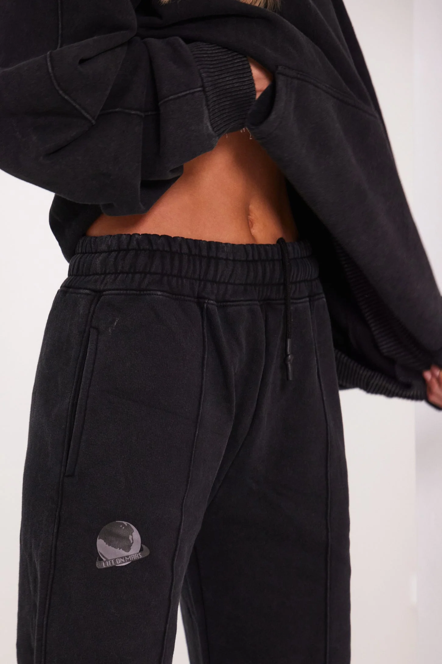 Planet Mars Joggers in Charcoal - Image 2