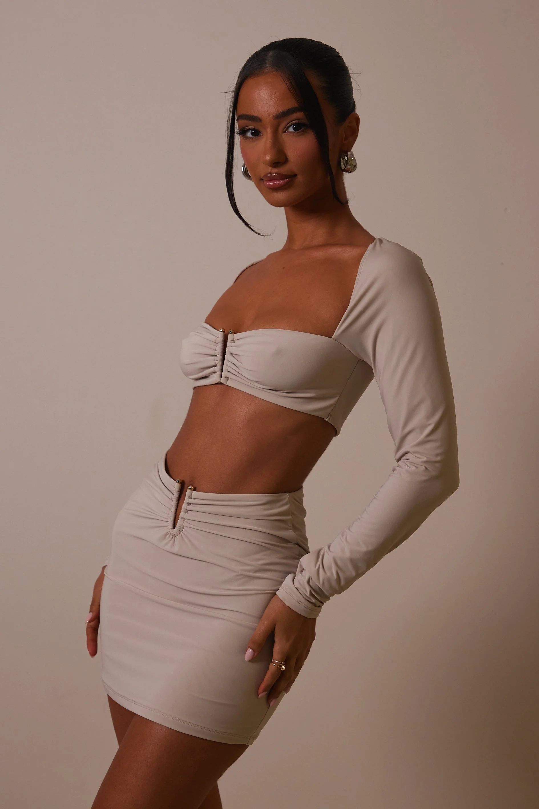 The Ring Long Sleeve Set in Stone - Image 3