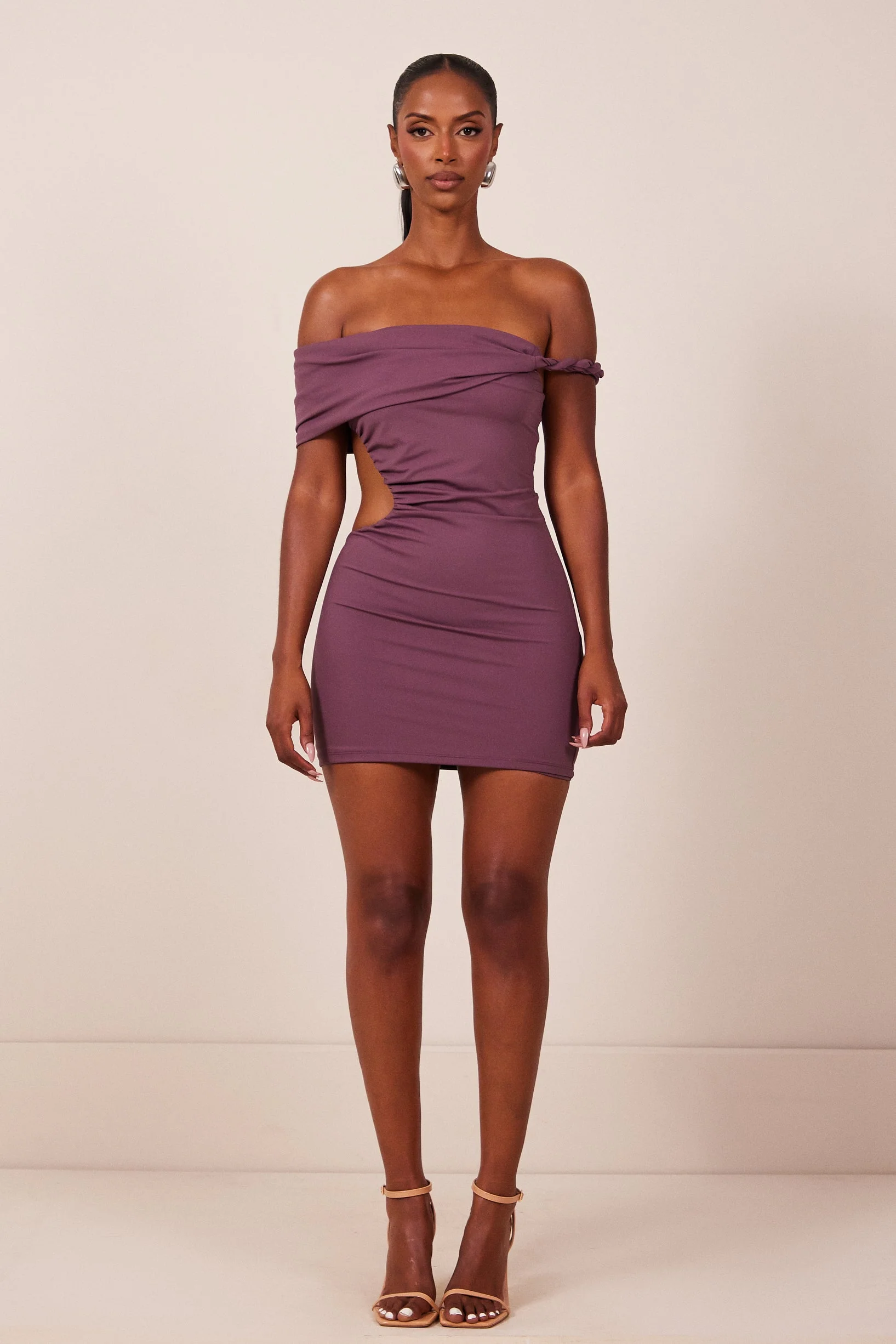 The Rope Cut Out Mini in Plum - Image 3