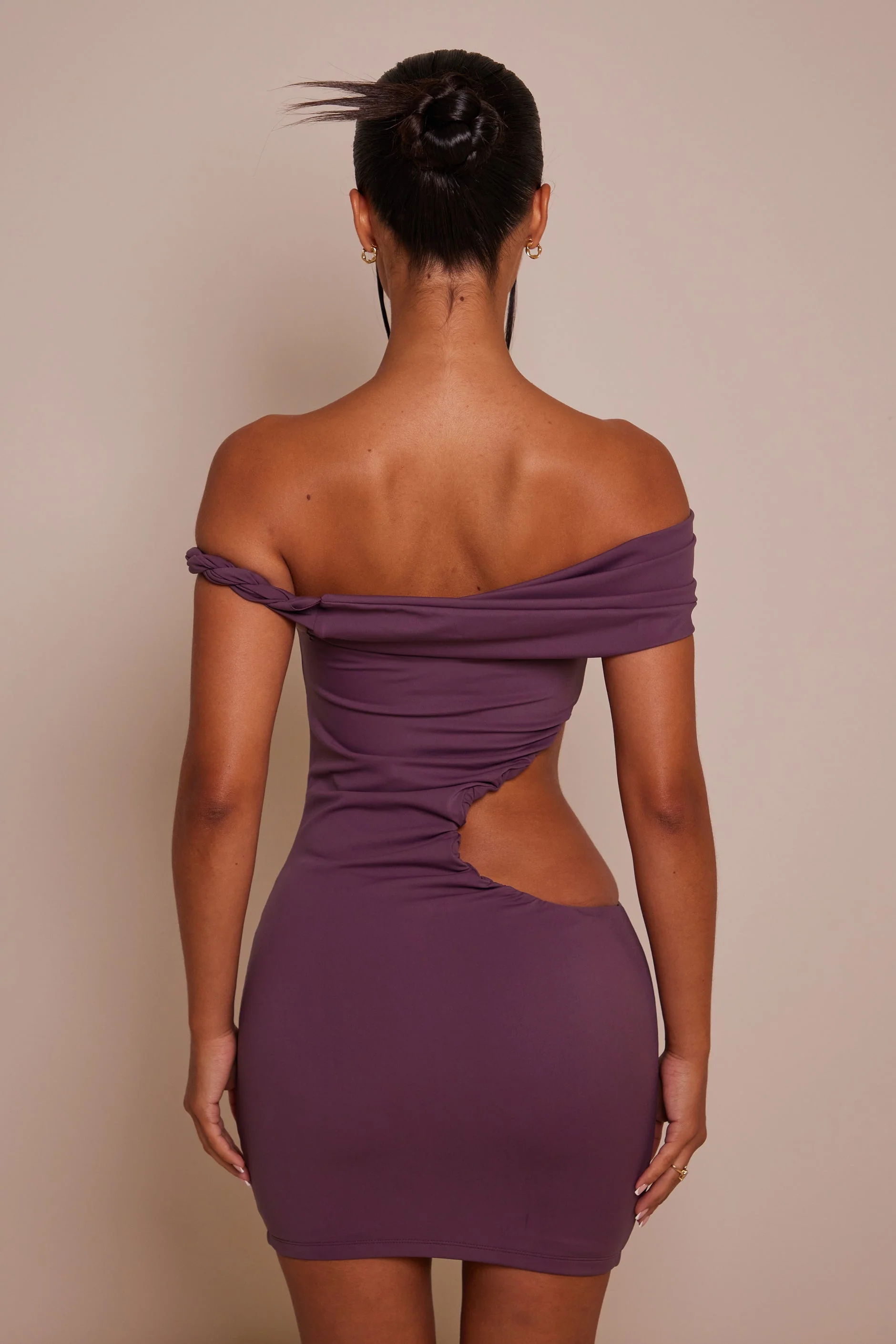 The Rope Cut Out Mini in Plum - Image 8