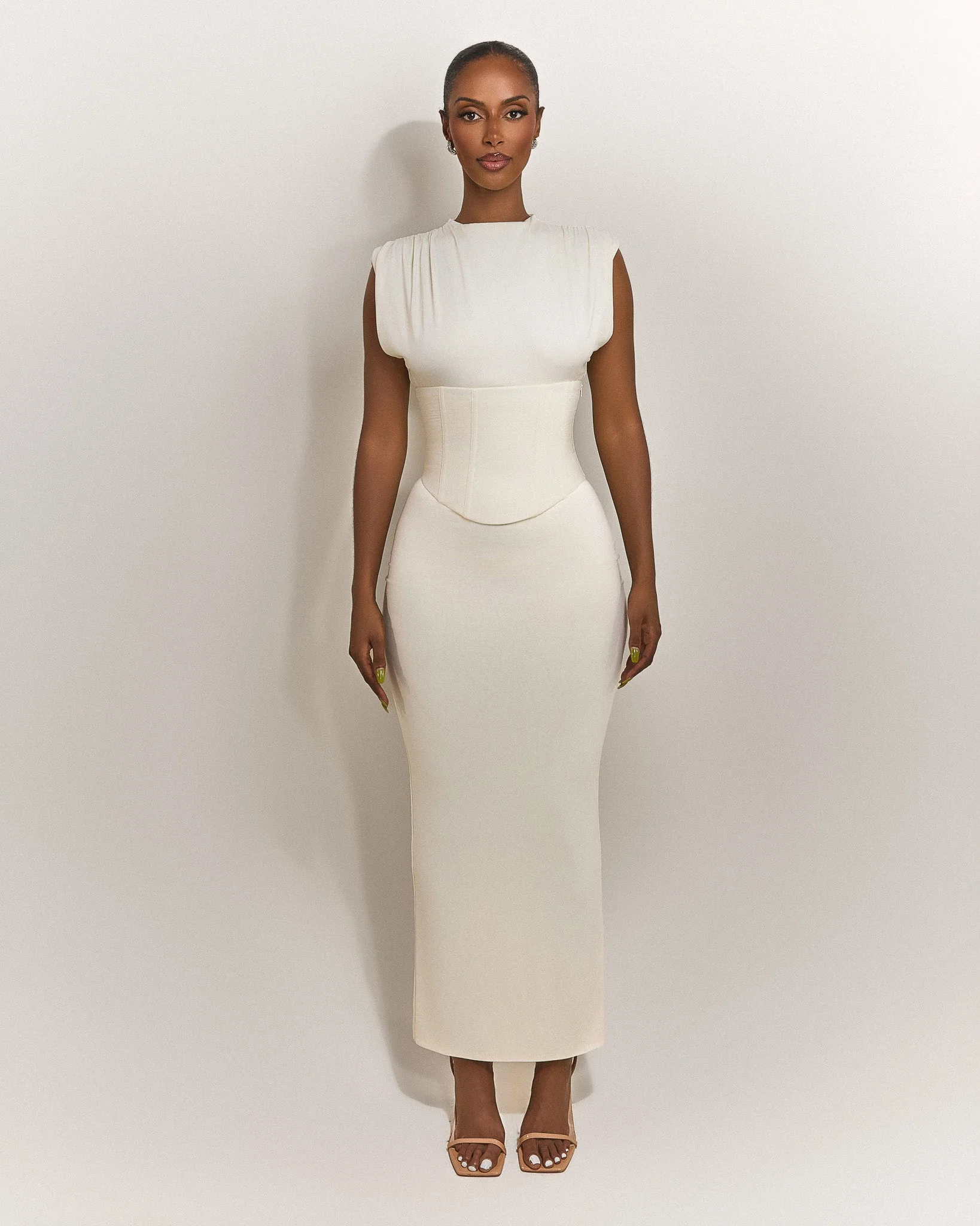 The Sandra Maxi in Cream - Image 8
