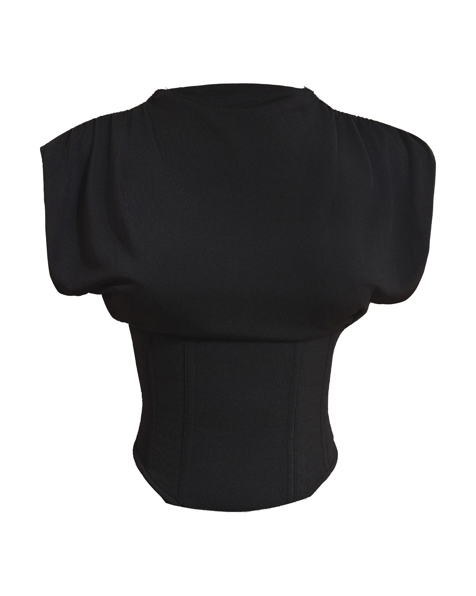 The Sandra Top in Black - Image 7