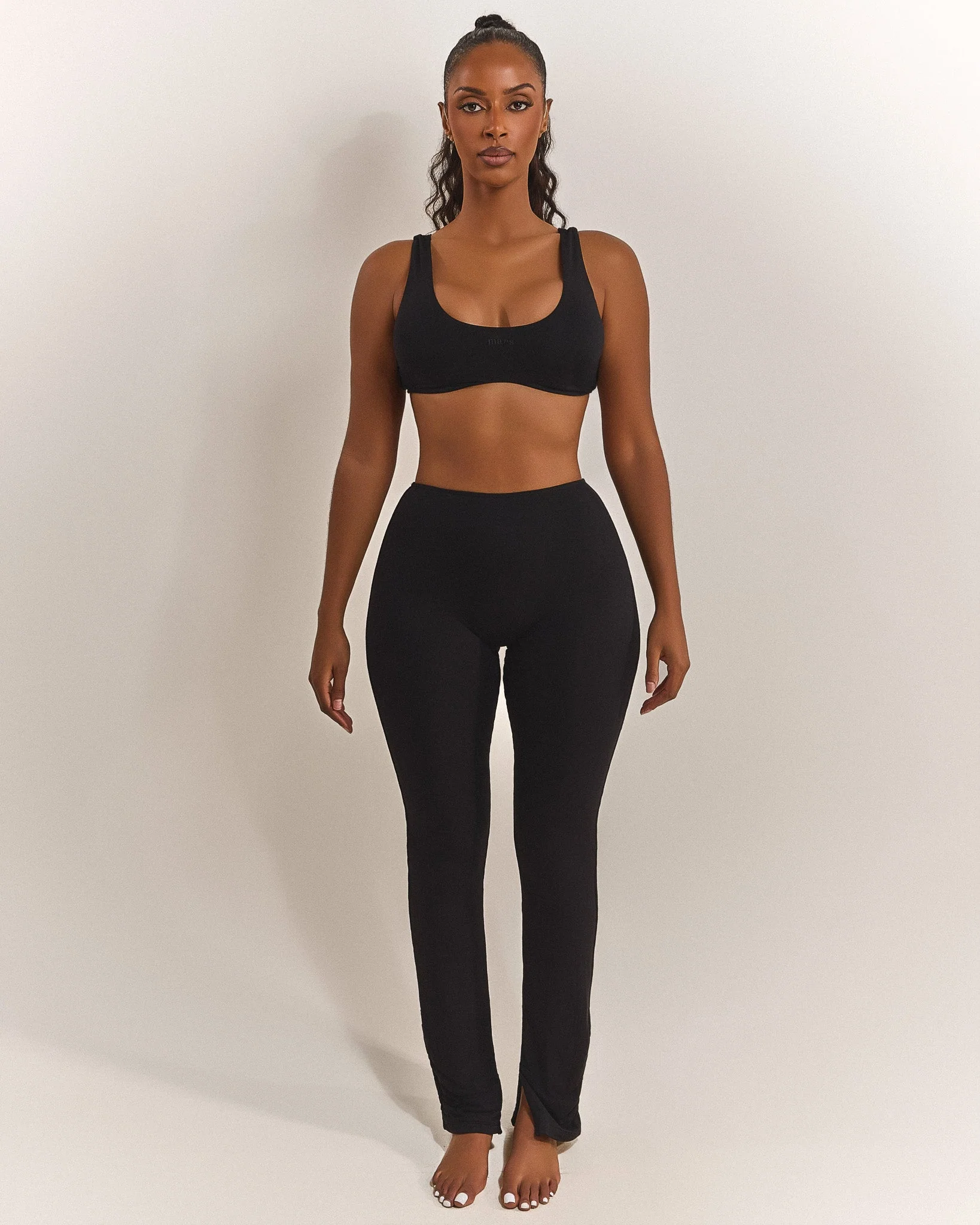 The Scoop Bralet in Black - Image 3