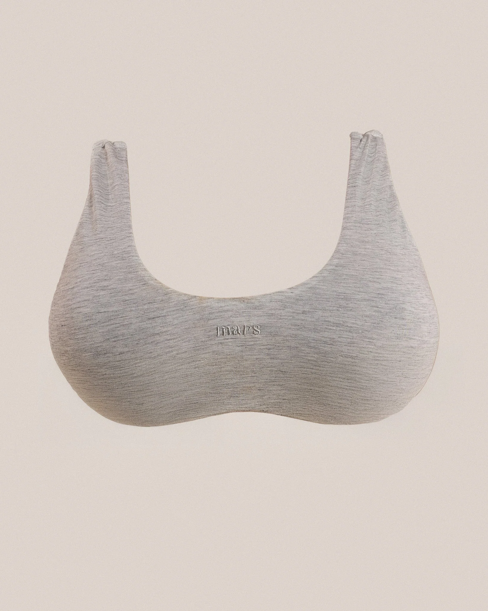 The Scoop Bralet in Grey Marl - Image 7
