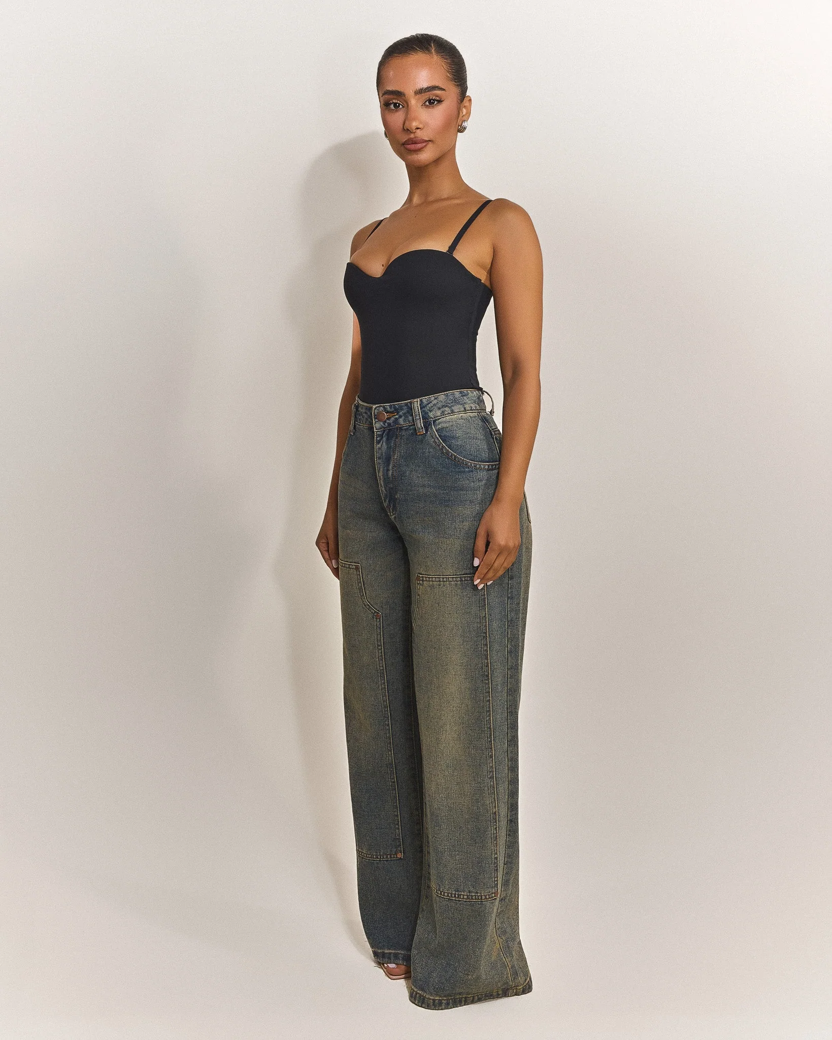 The Sculpt Bodysuit in Black - Image 4