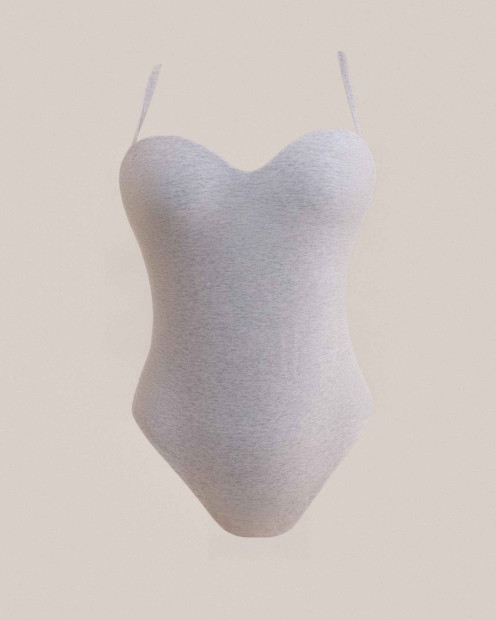 The Sculpt Bodysuit in Grey Marl - Image 9