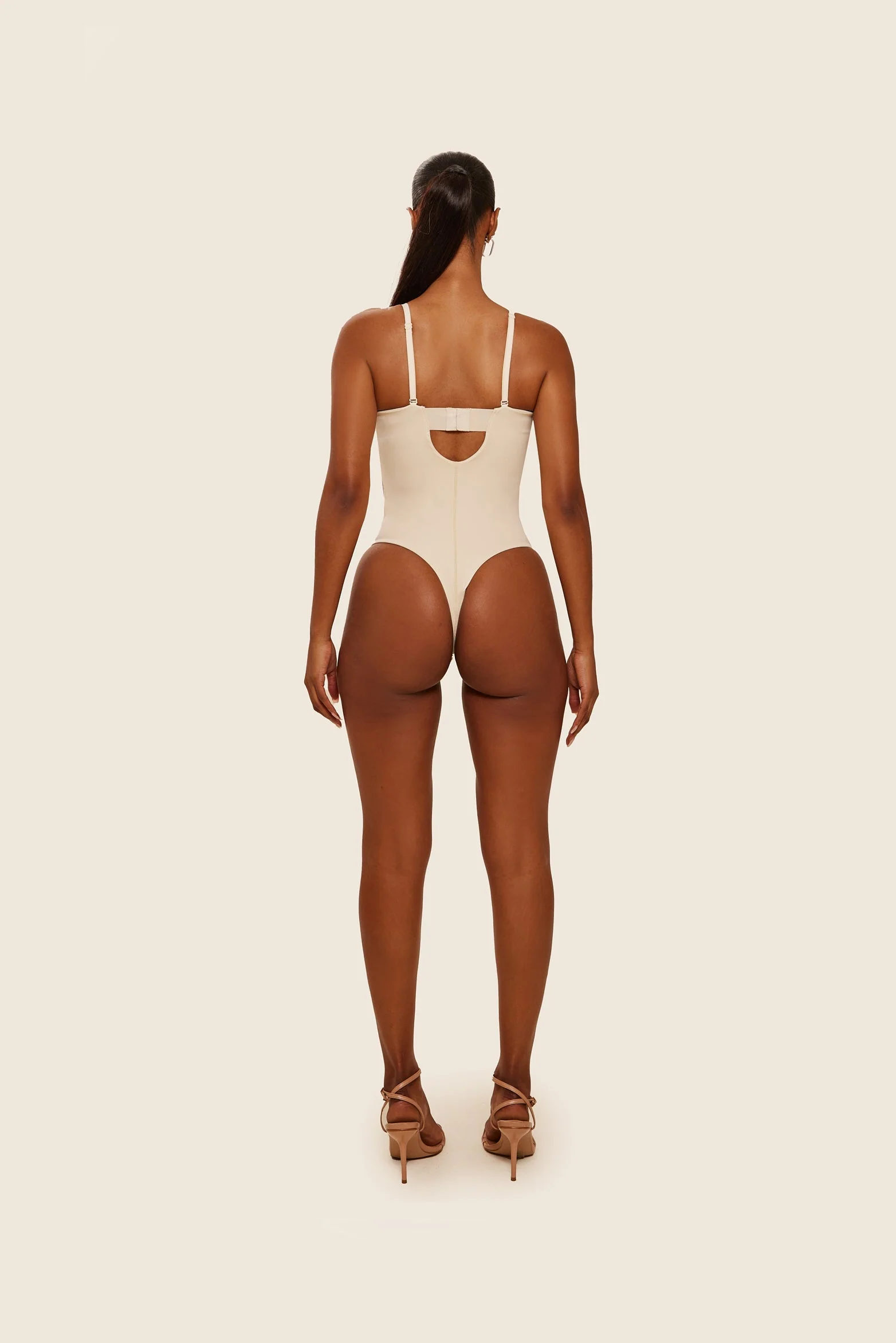 The Sculpt Bodysuit in Stone - Image 15
