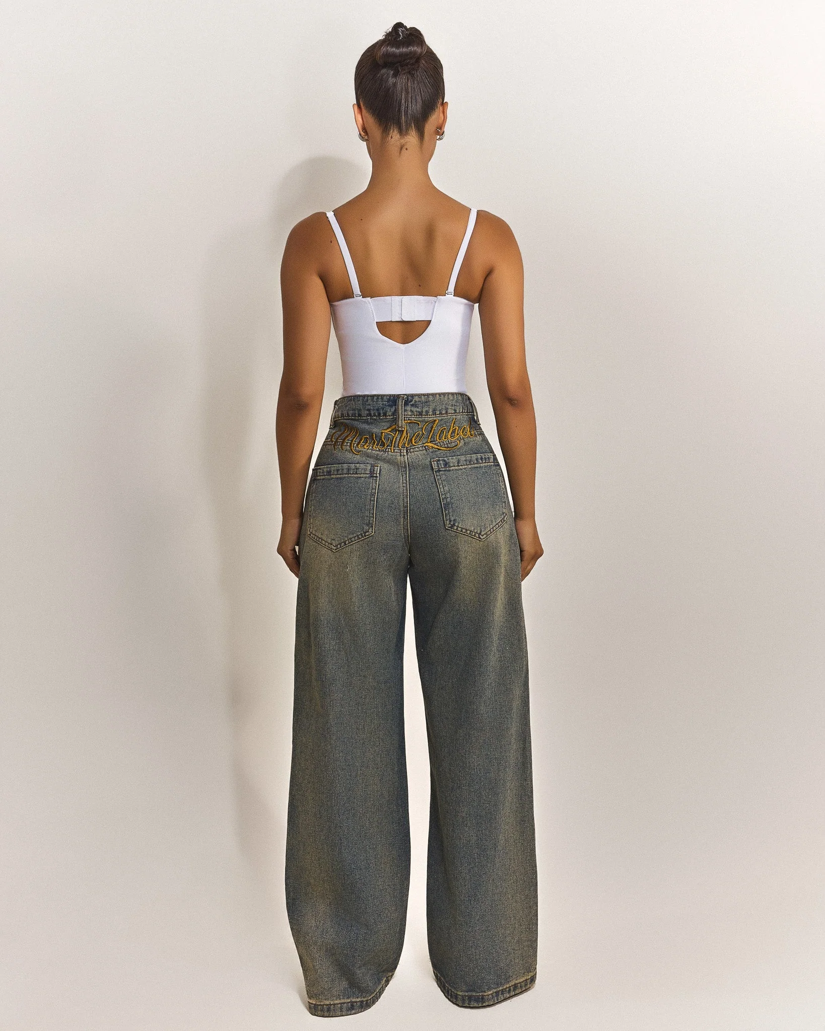 The Sculpt Bodysuit in White - Image 6