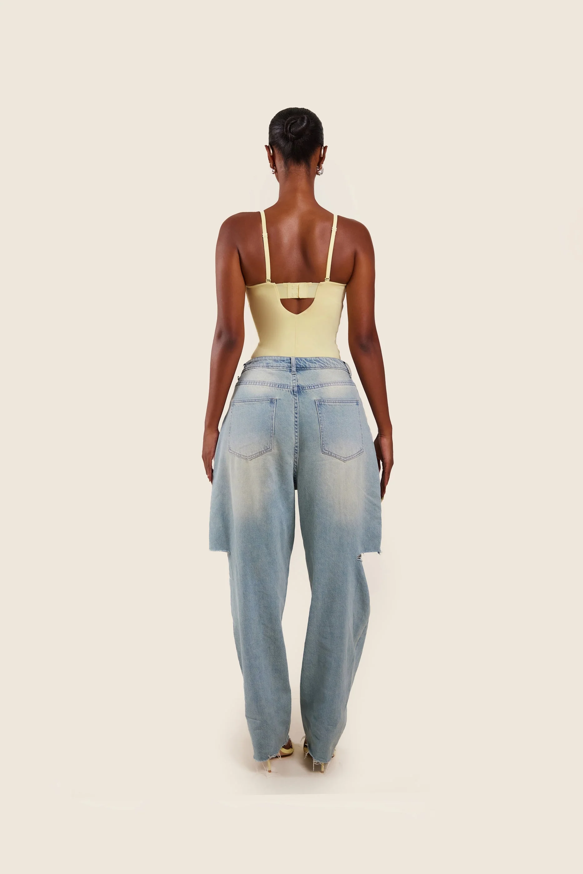 The Sculpt Bodysuit in Yellow - Image 10