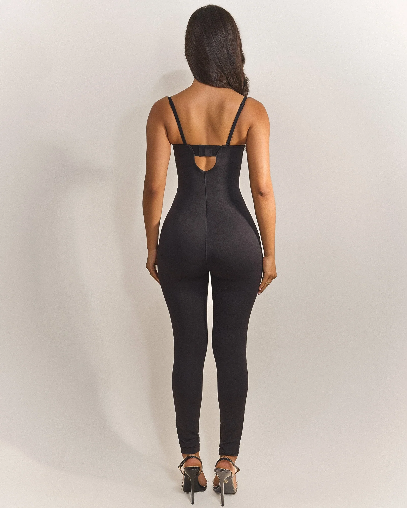 The Sculpt Jumpsuit in Black - Image 8