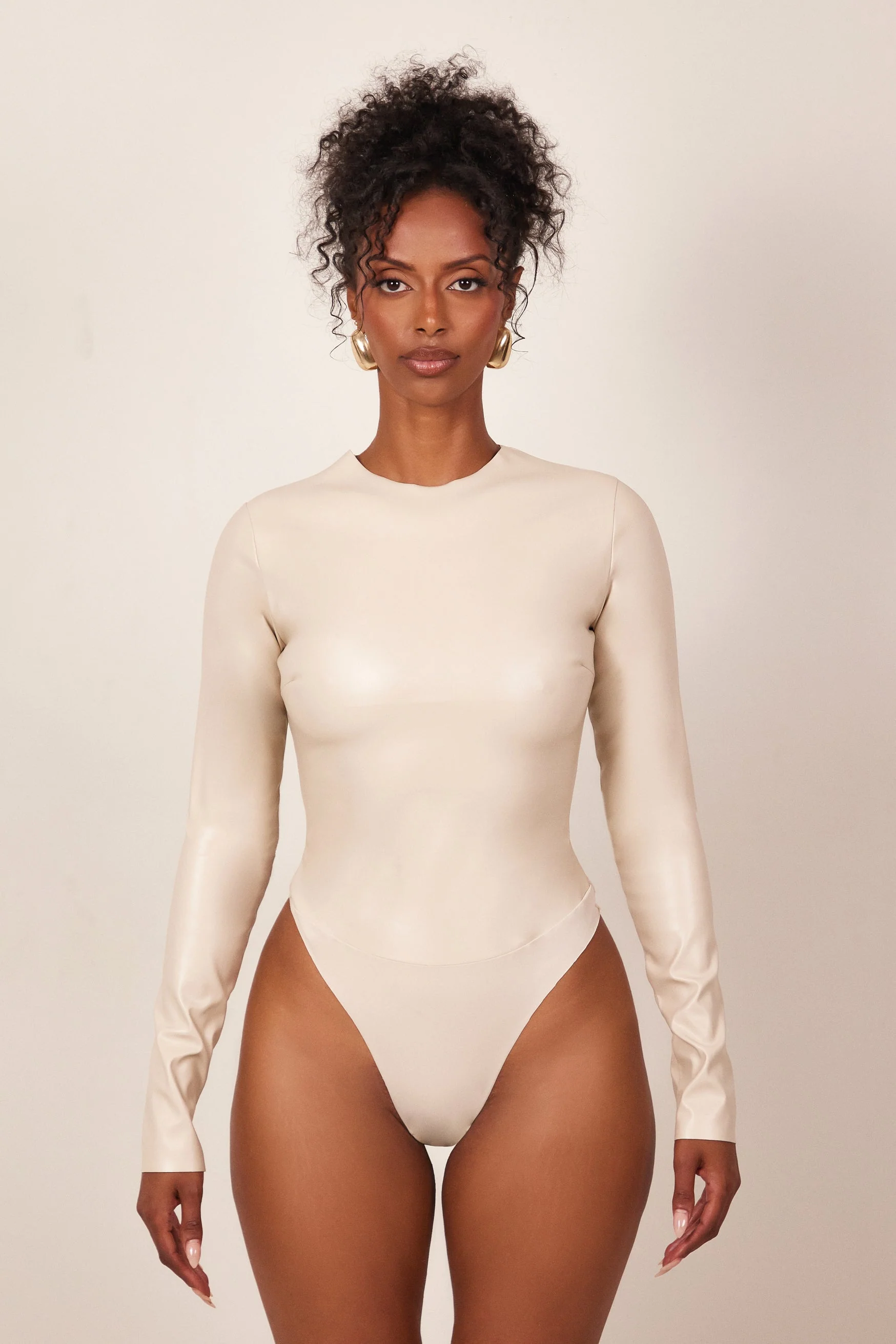 The Rumer Bodysuit in Cream - Image 7