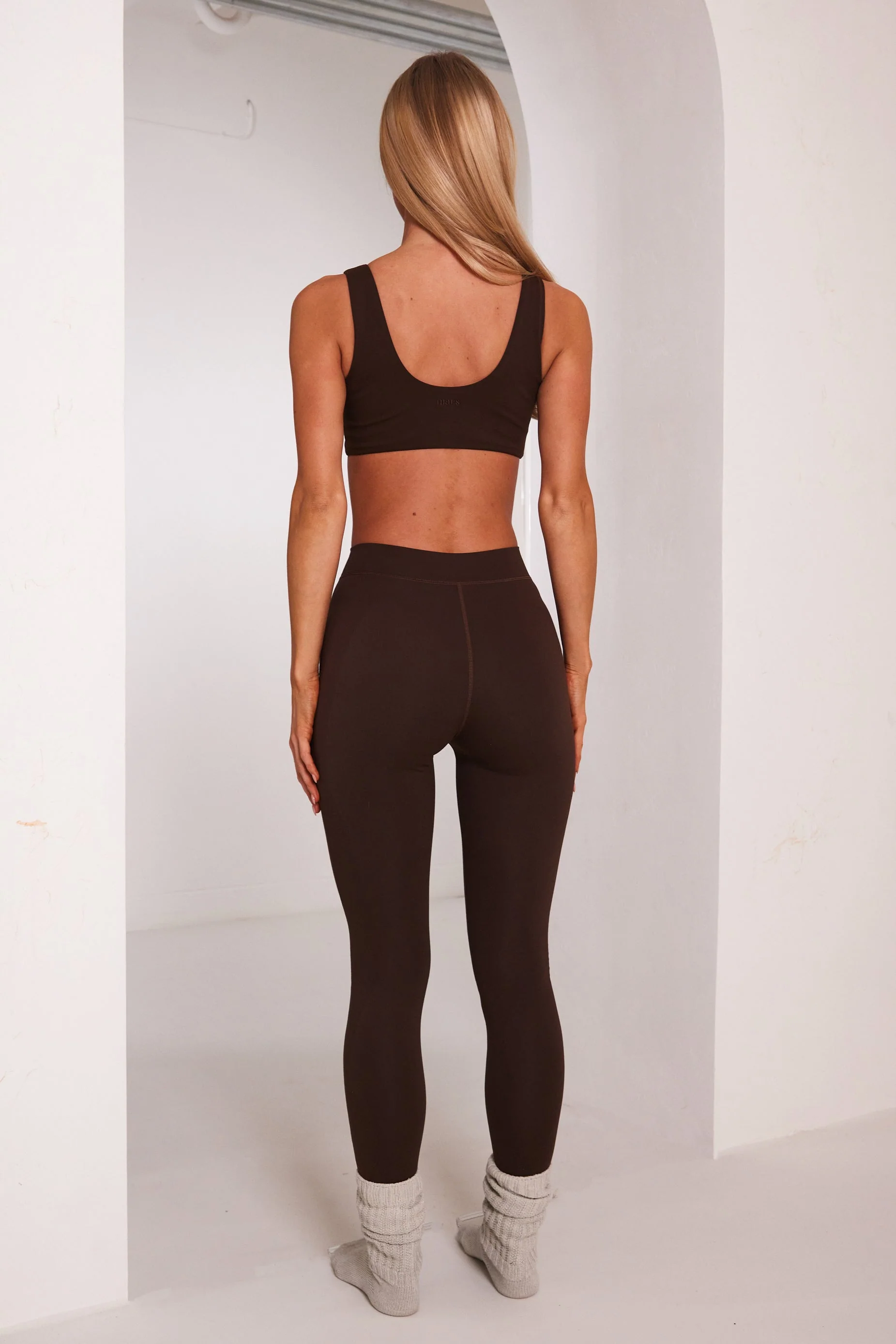 The Sculpt Leggings in Brown - Image 3