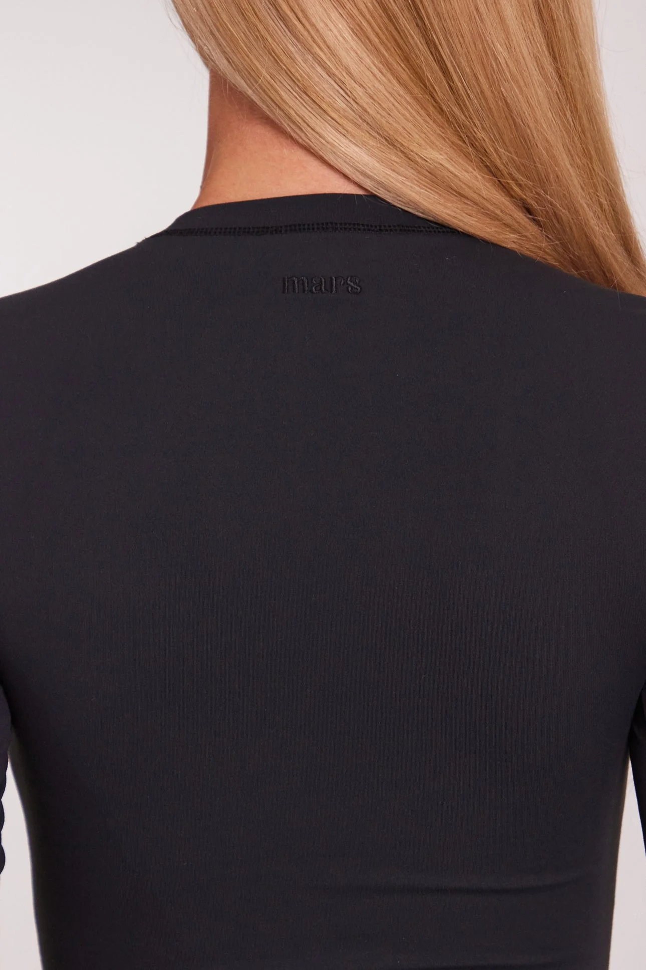 The Sculpt Long Sleeve Tee in Black - Image 4