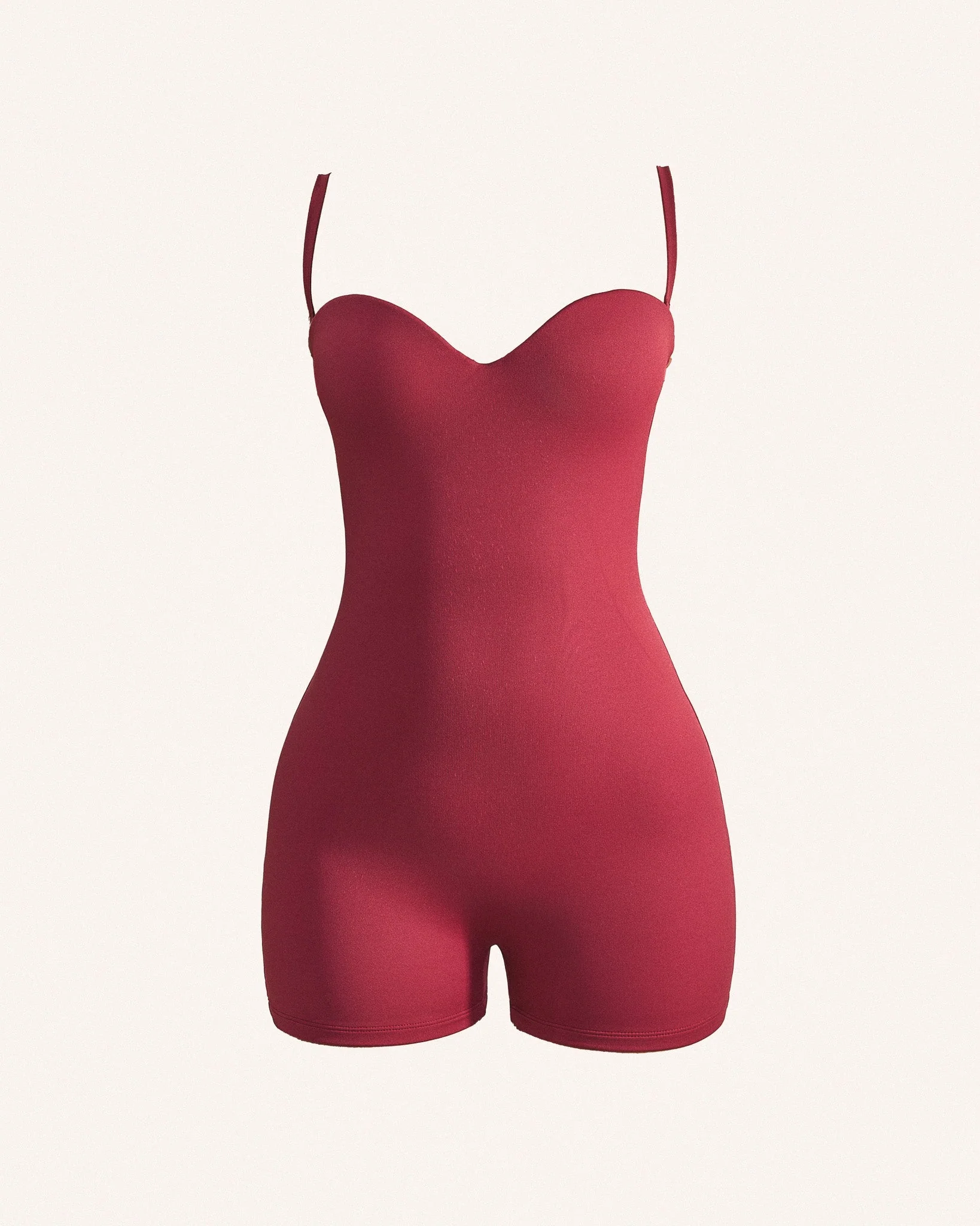 The Sculpt Playsuit in Red - Image 6