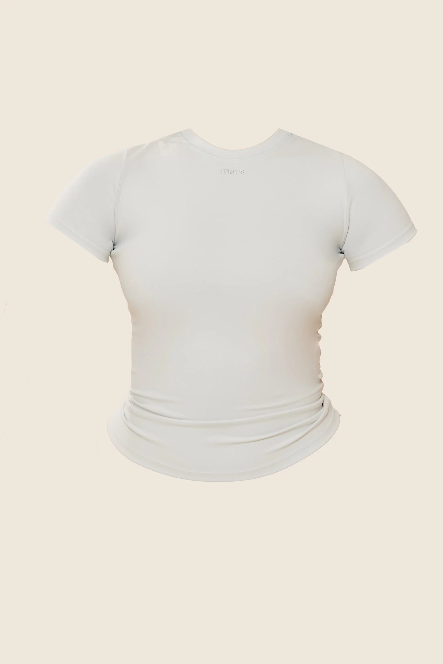 The Sculpt Short Sleeve Tee in Baby Blue - Image 9