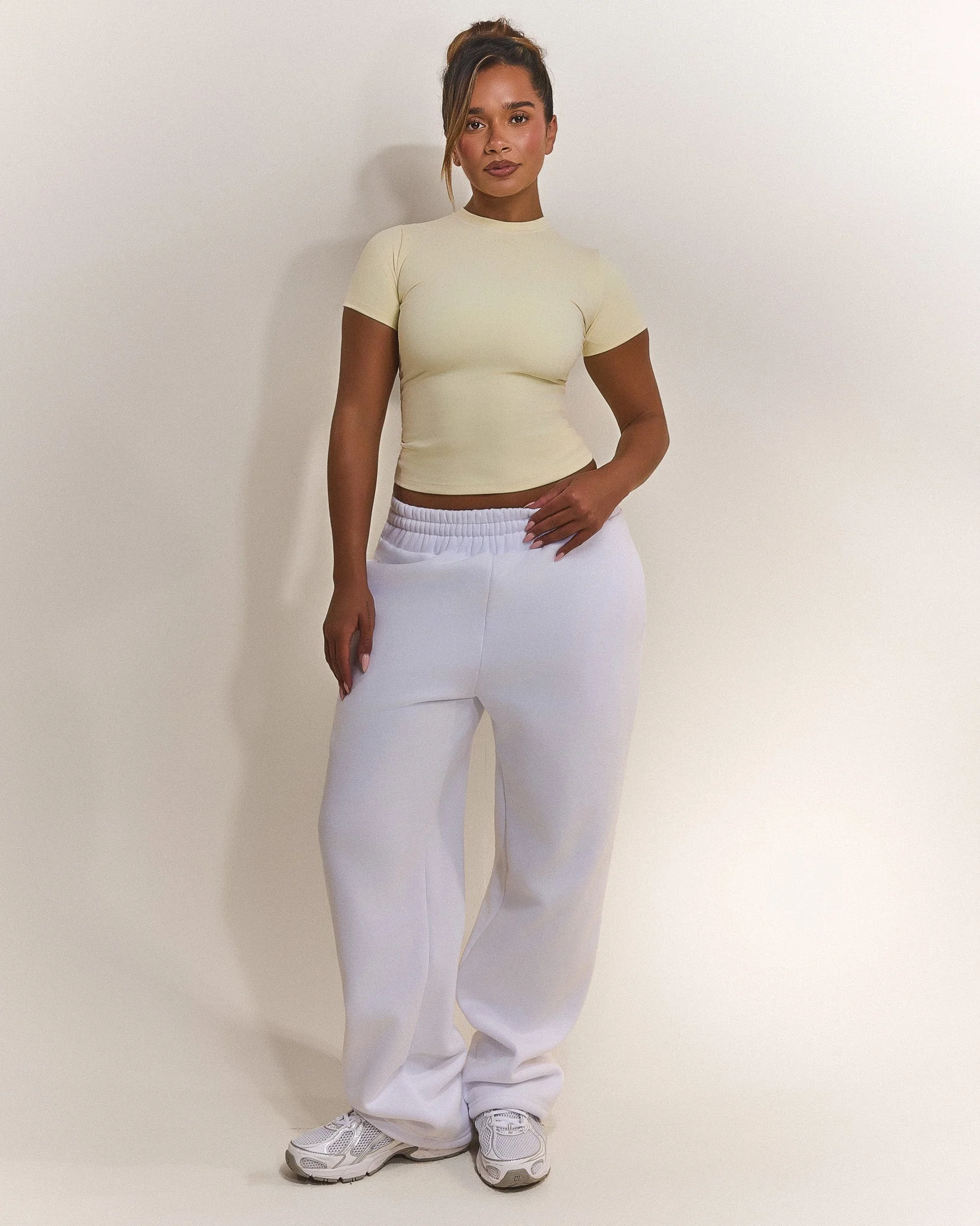 The Sculpt Short Sleeve Top in Yellow - Image 5