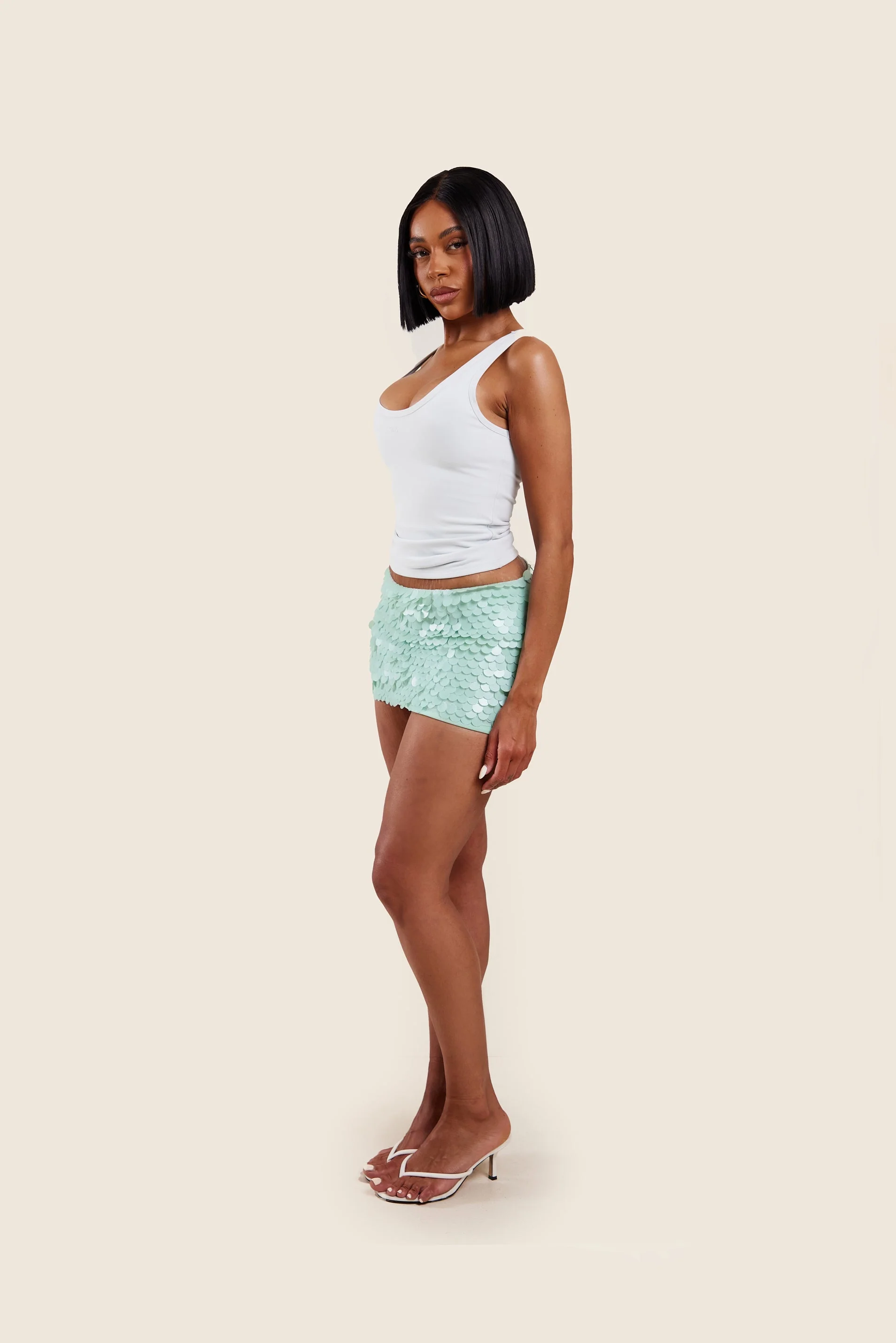 The Sculpt Vest in Baby Blue - Image 3