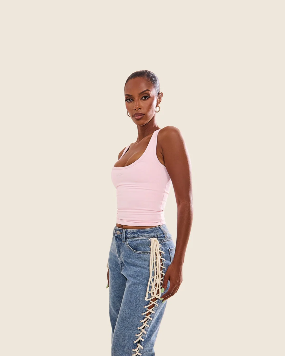 The Sculpt Vest in Pink - Image 7