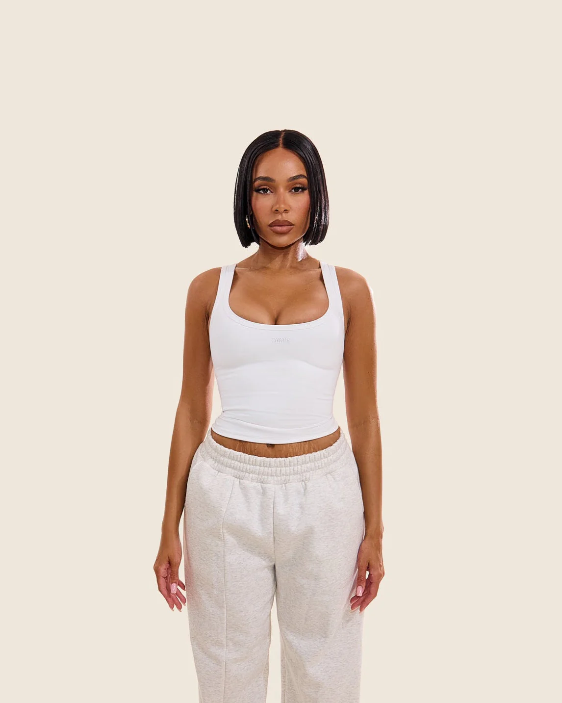 The Sculpt Vest in White - Image 2