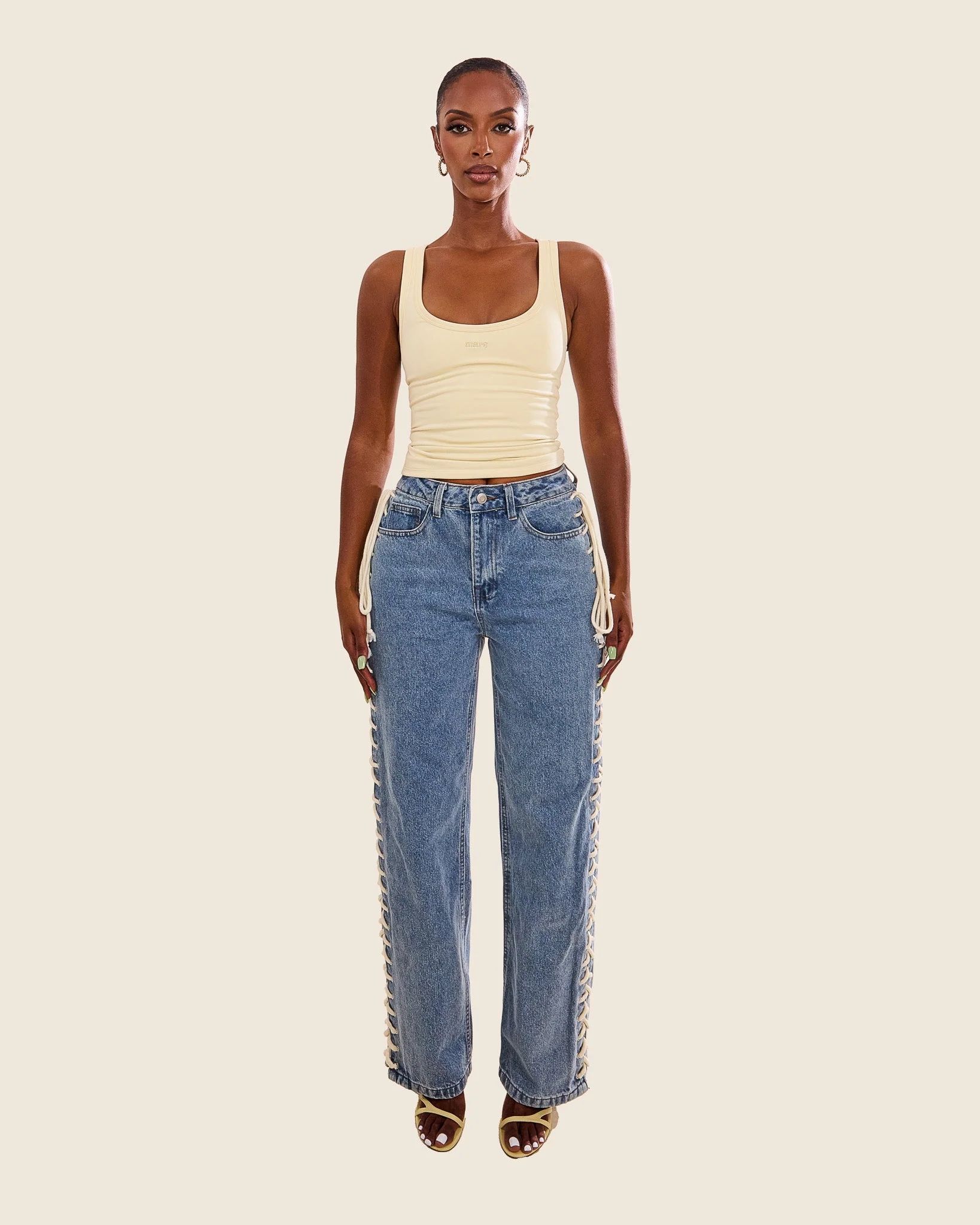 The Sculpt Vest in Yellow