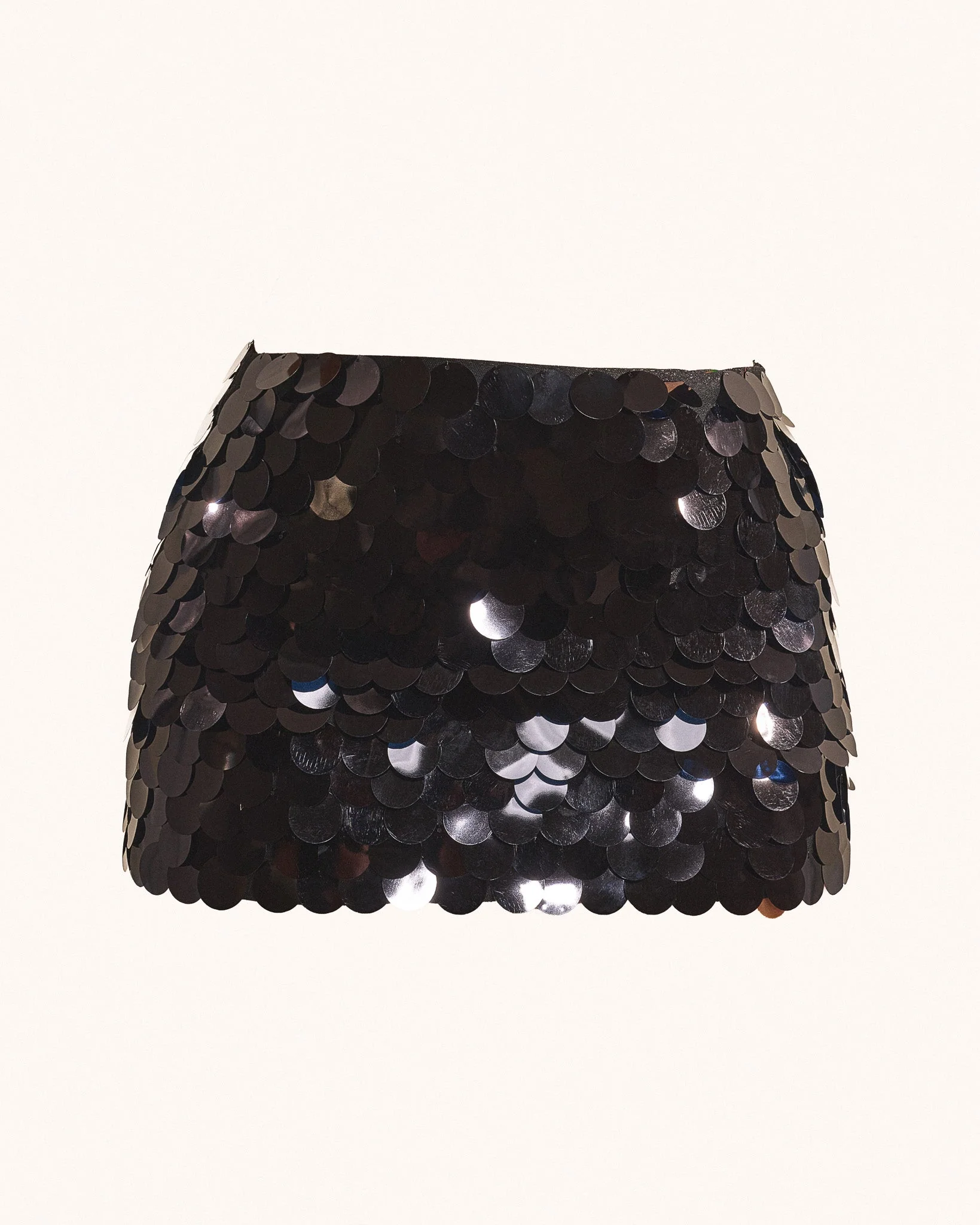 The Shimmi Mini Skirt in Black - Image 6