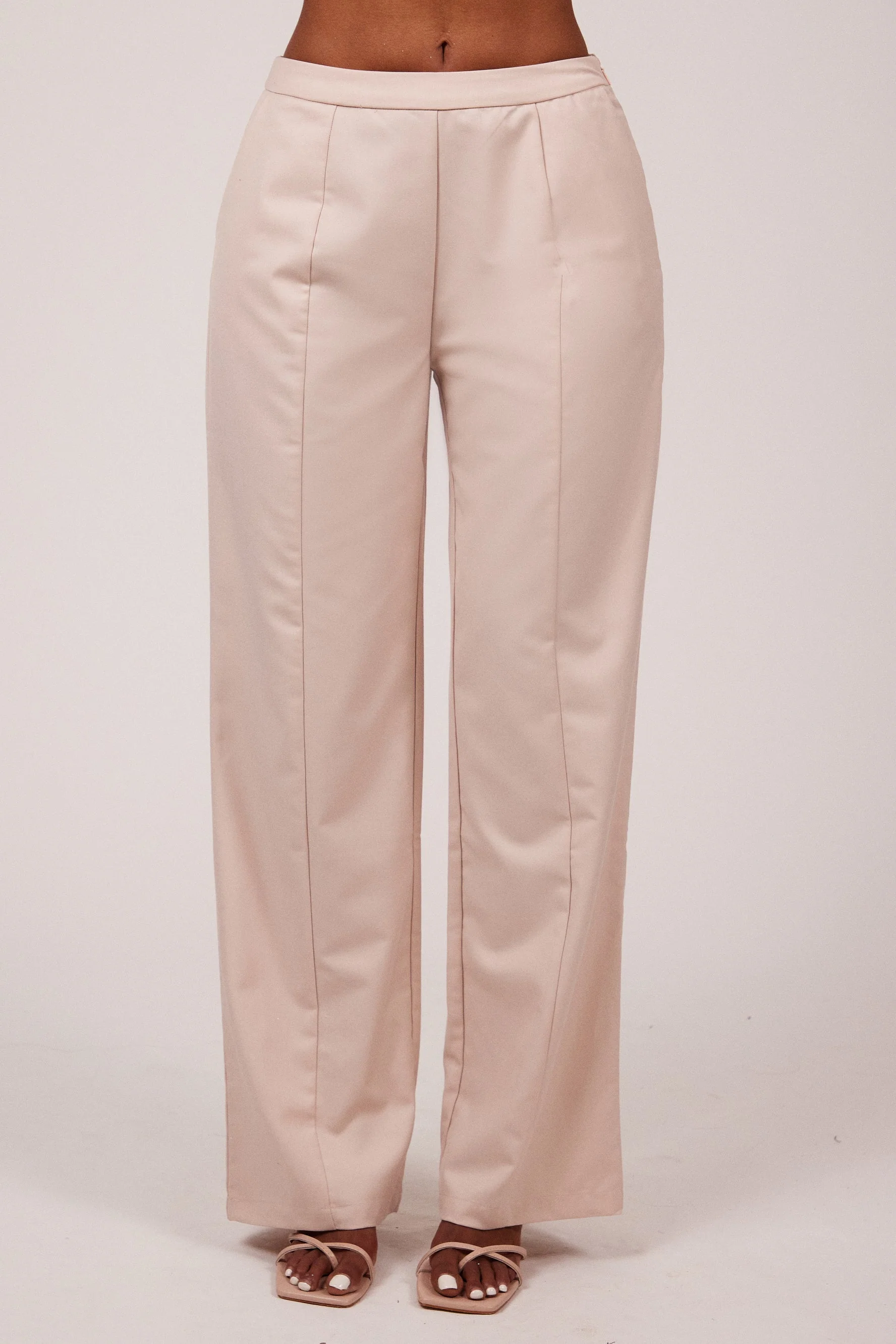 The Thea Suit Trousers in Pink Nude - Image 5