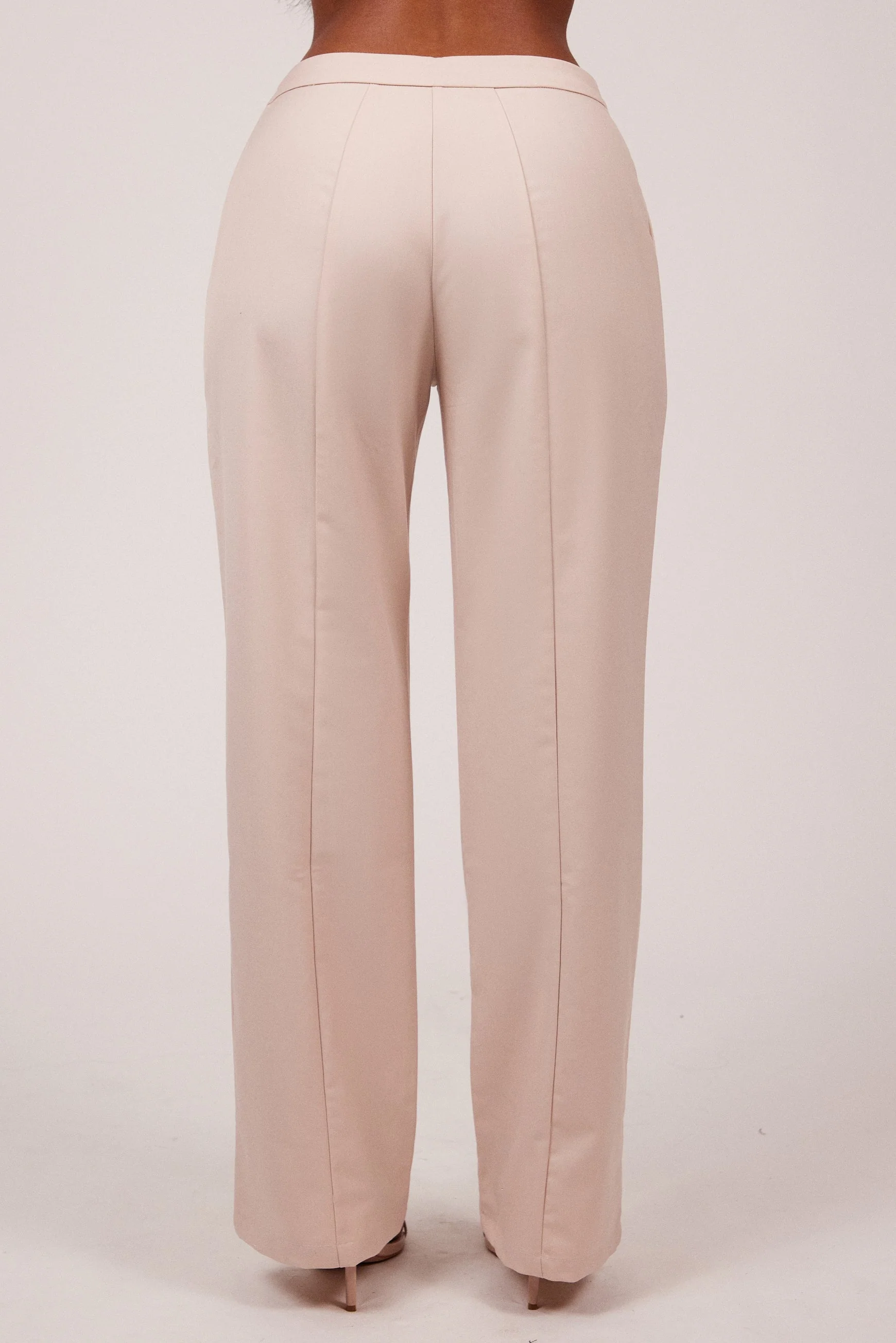The Thea Suit Trousers in Pink Nude - Image 6
