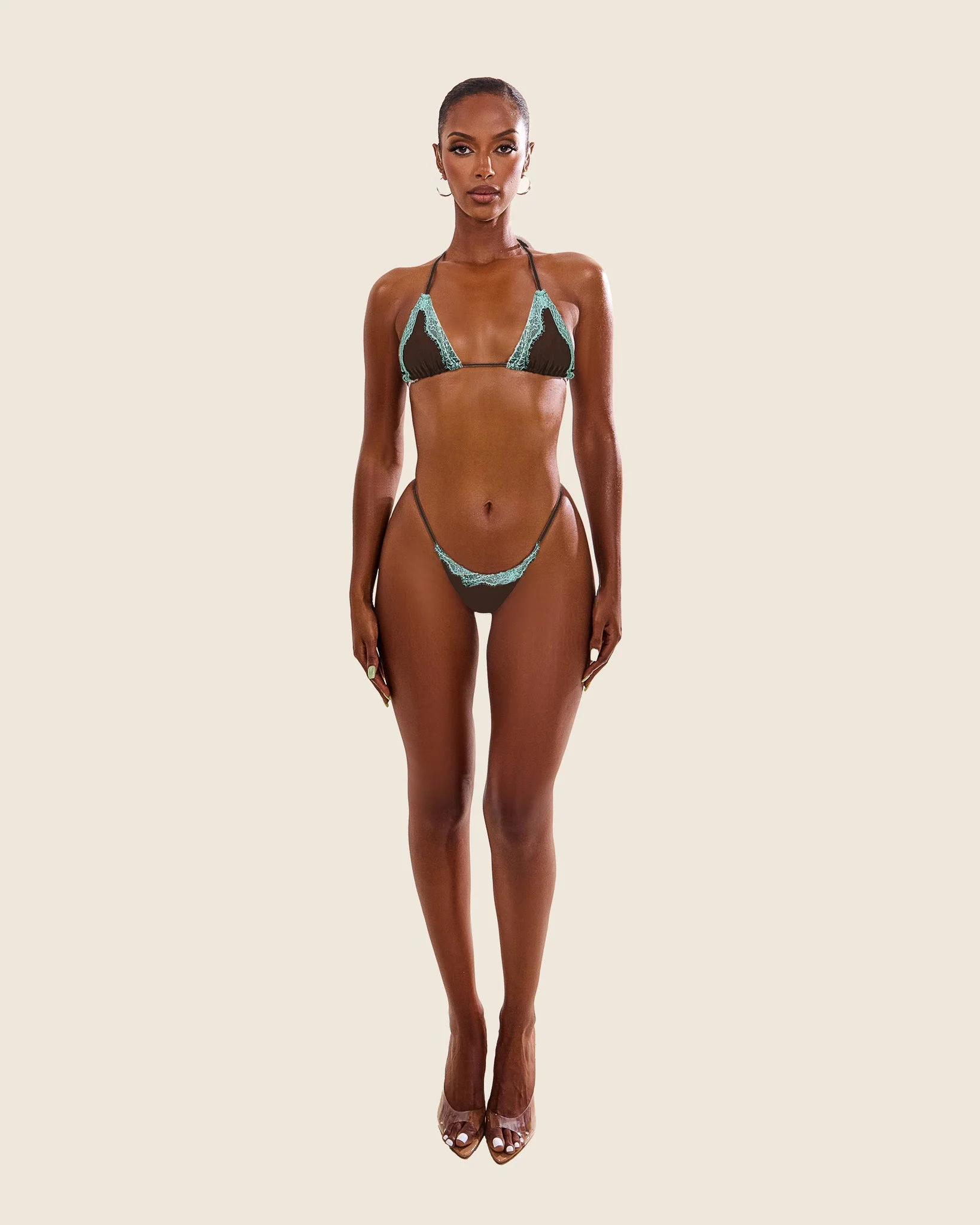The Taliyah Bikini in Brown