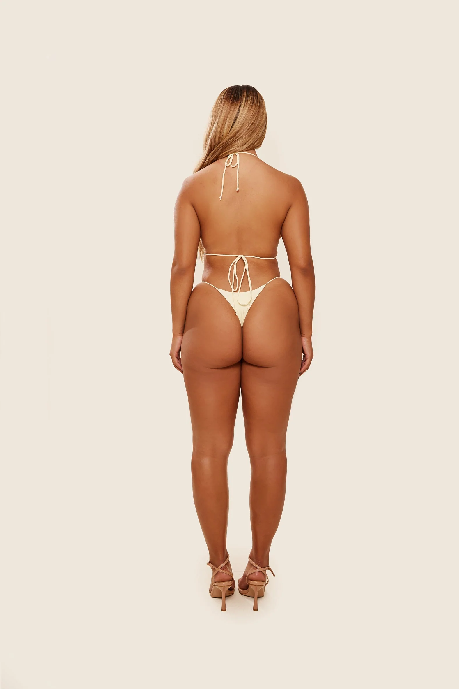 The Teeny Bikini in Cream - Image 6
