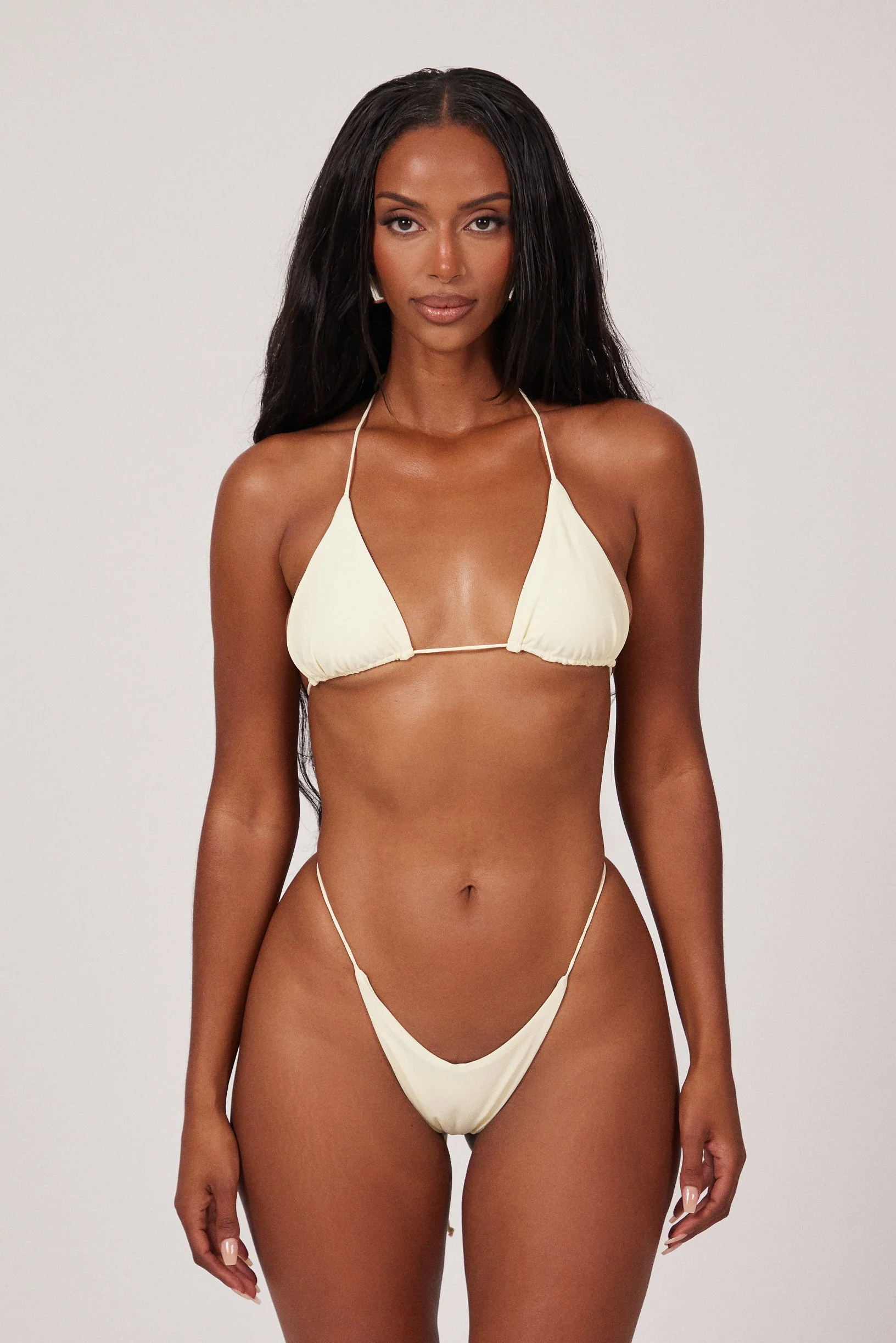 The Teeny Bikini in Cream - Image 7