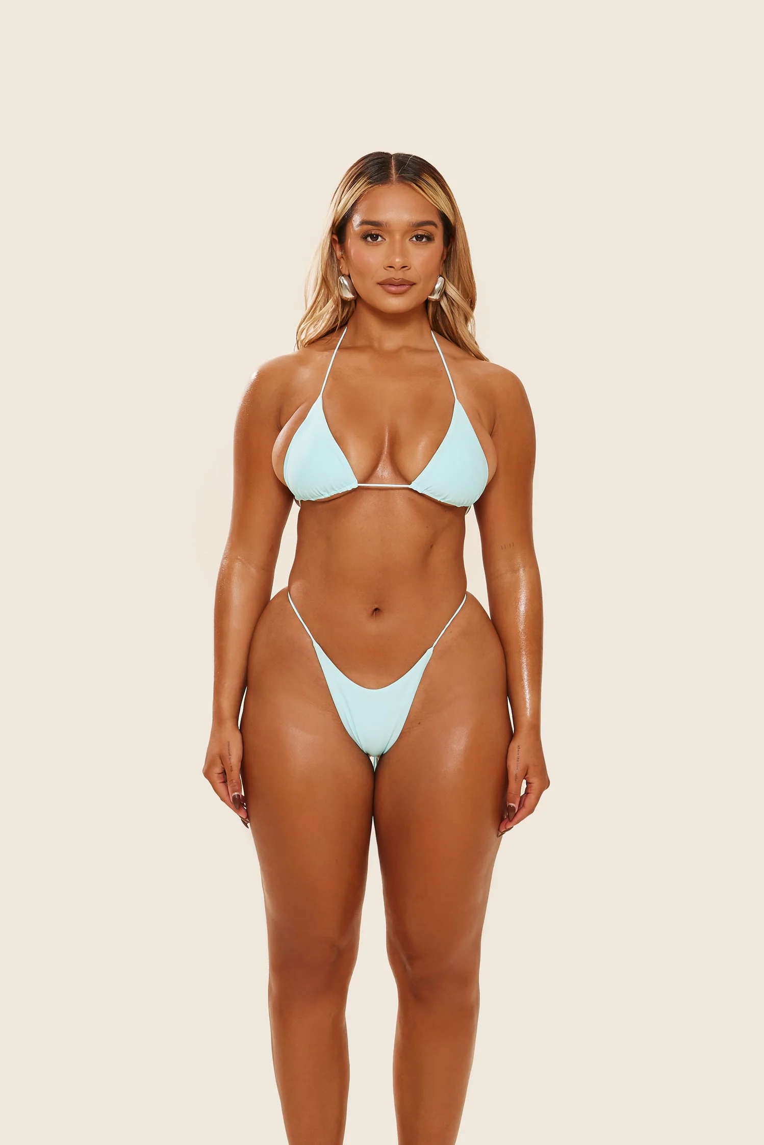 The Teeny Bikini in Powder Blue - Image 4