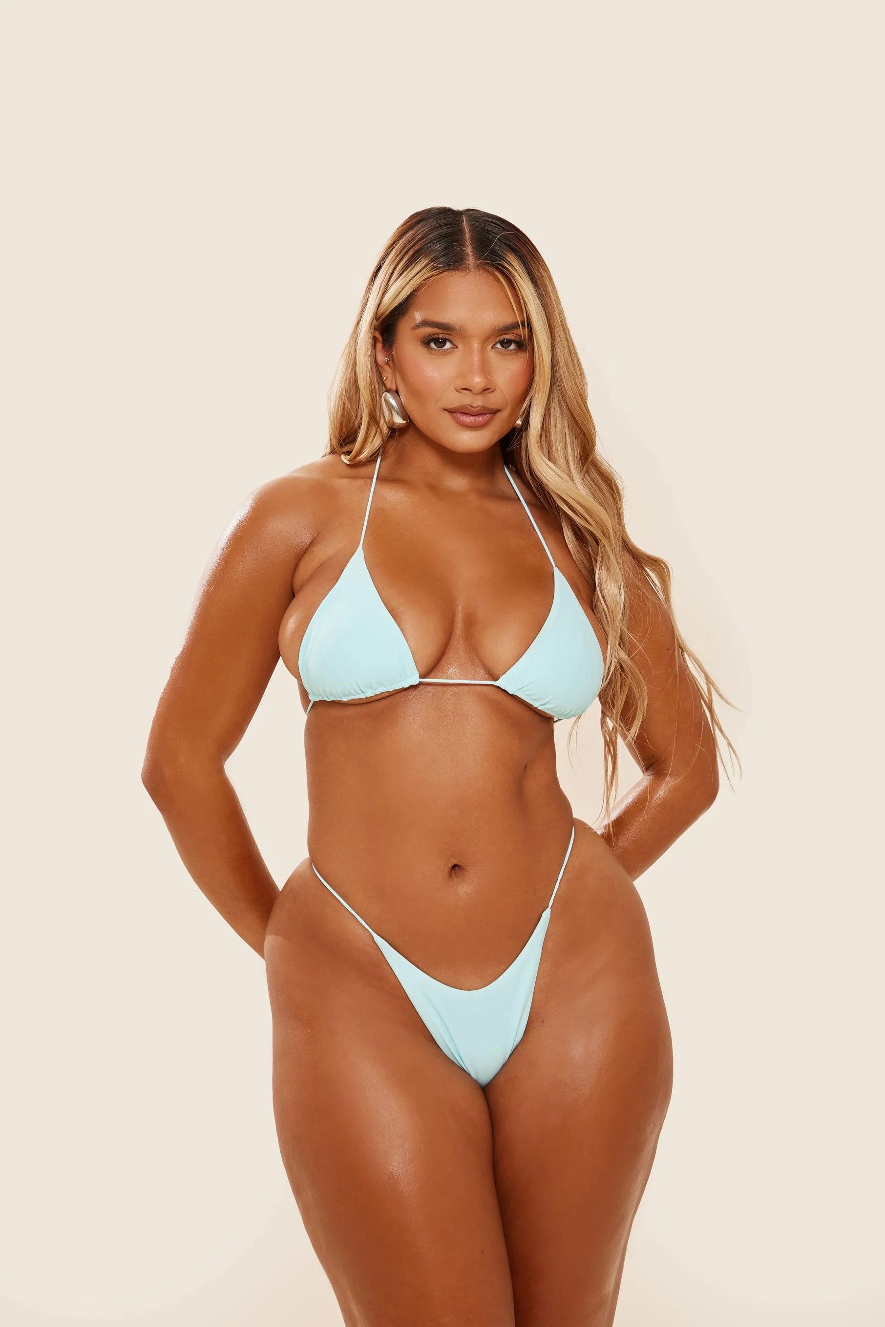 The Teeny Bikini in Powder Blue - Image 5