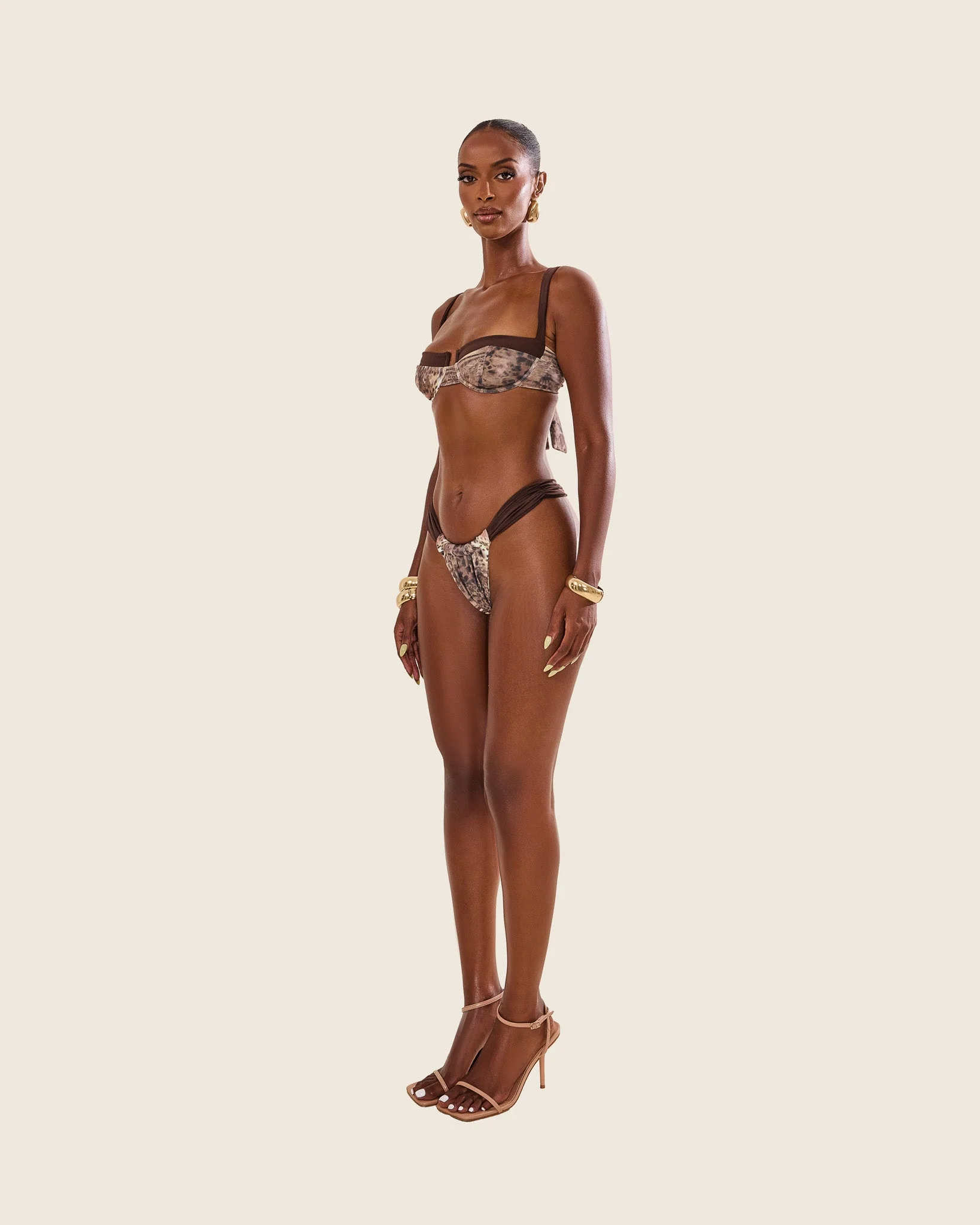 The Valeria Bikini in Brown - Image 4