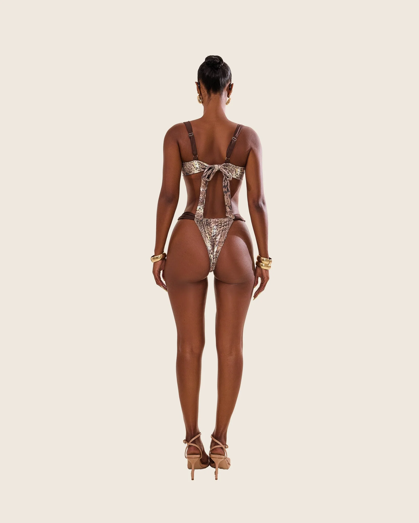 The Valeria Bikini in Brown - Image 5
