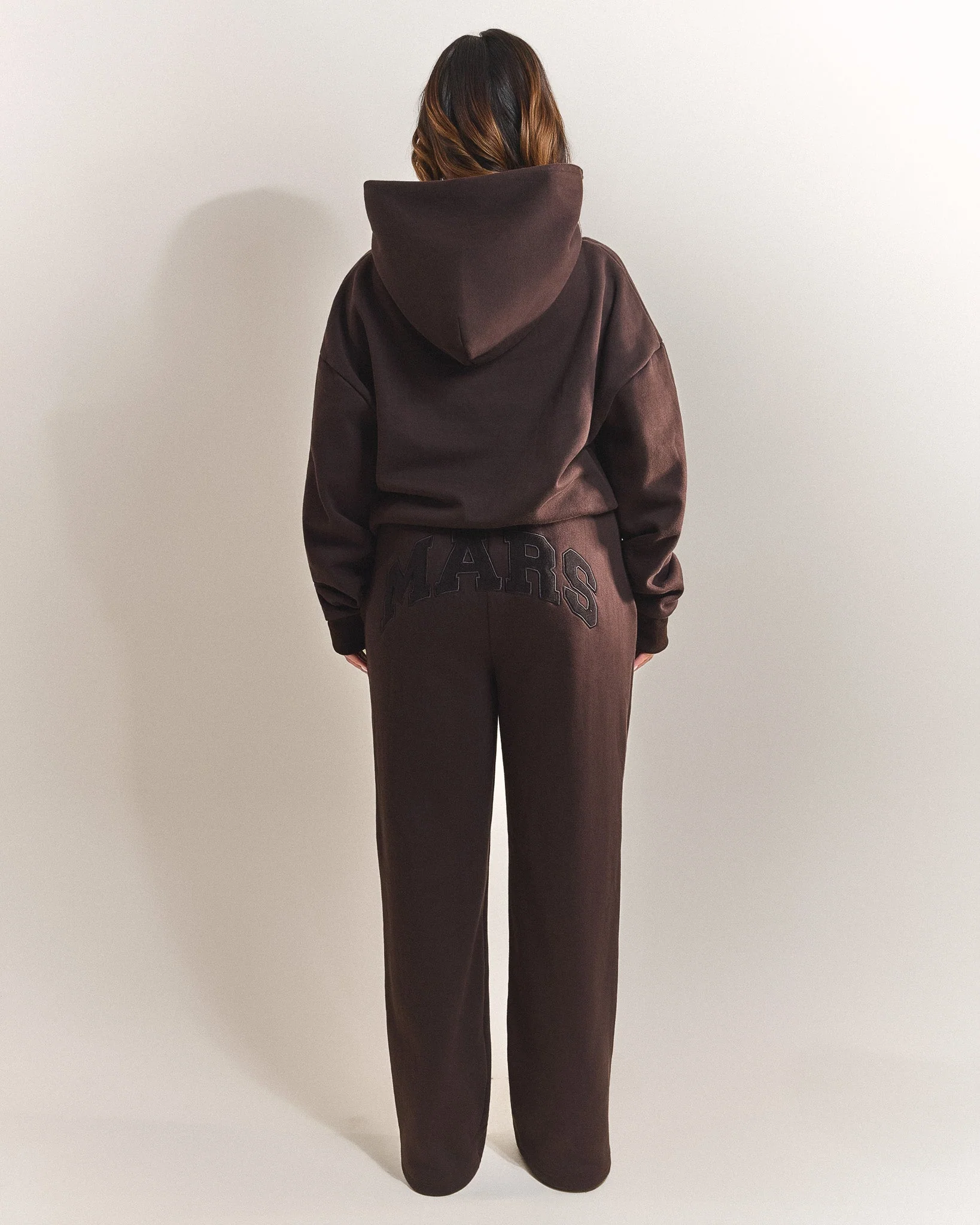 The Varsity Hoodie in Brown - Image 4