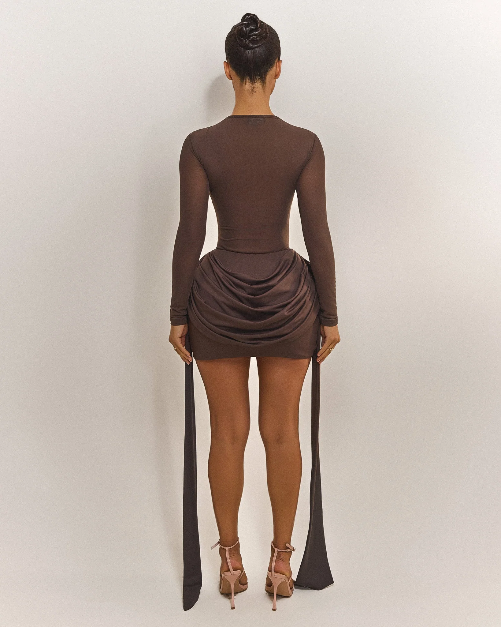 The Yara Bodysuit in Brown - Image 4